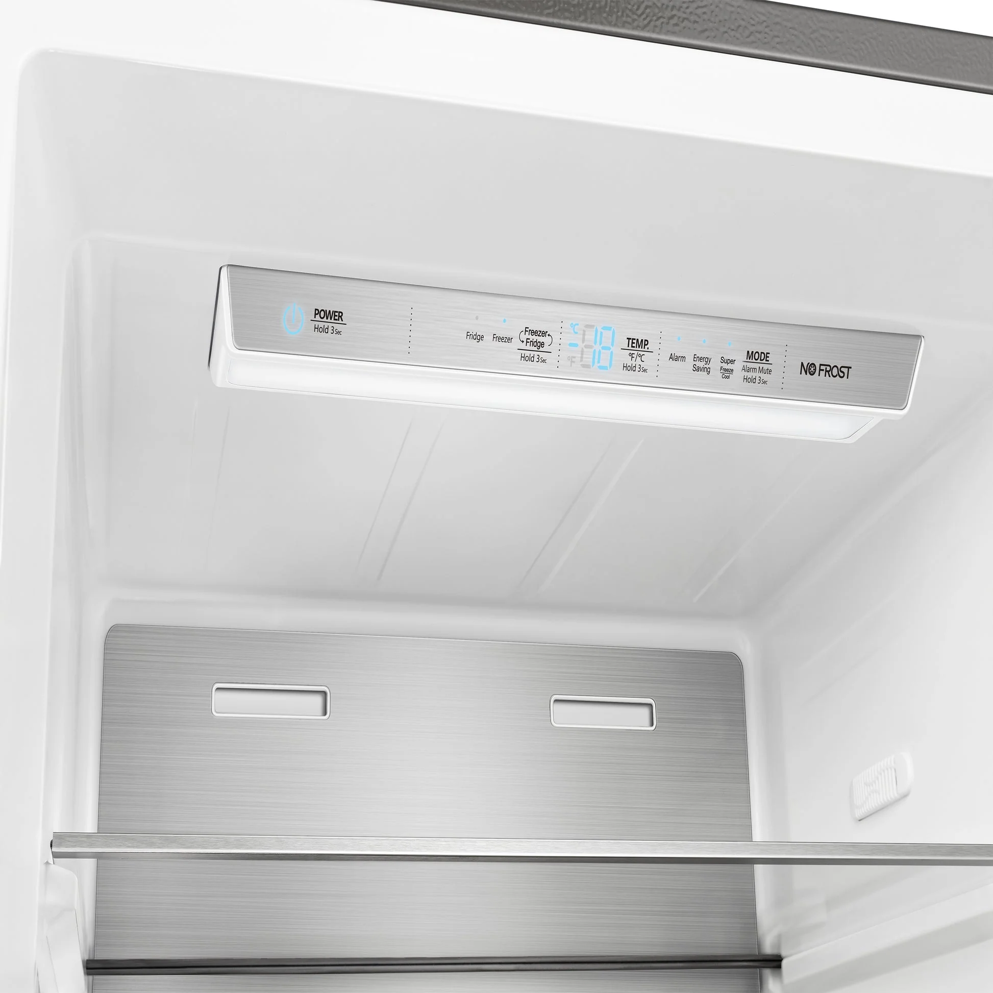 Forno Maderno 28" Right Swing Convertible Freestanding Refrigerator/Freezer in Stainless Steel 13.6 cu.ft. - Image 4