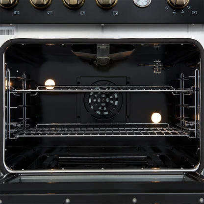 Forno Marco Gas Range with Antique Brass Design, Convection Oven - Image 8