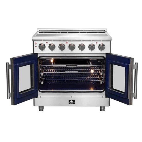 Forno Massimo Freestanding French Door Electric Range, True Convection Oven - Image 10