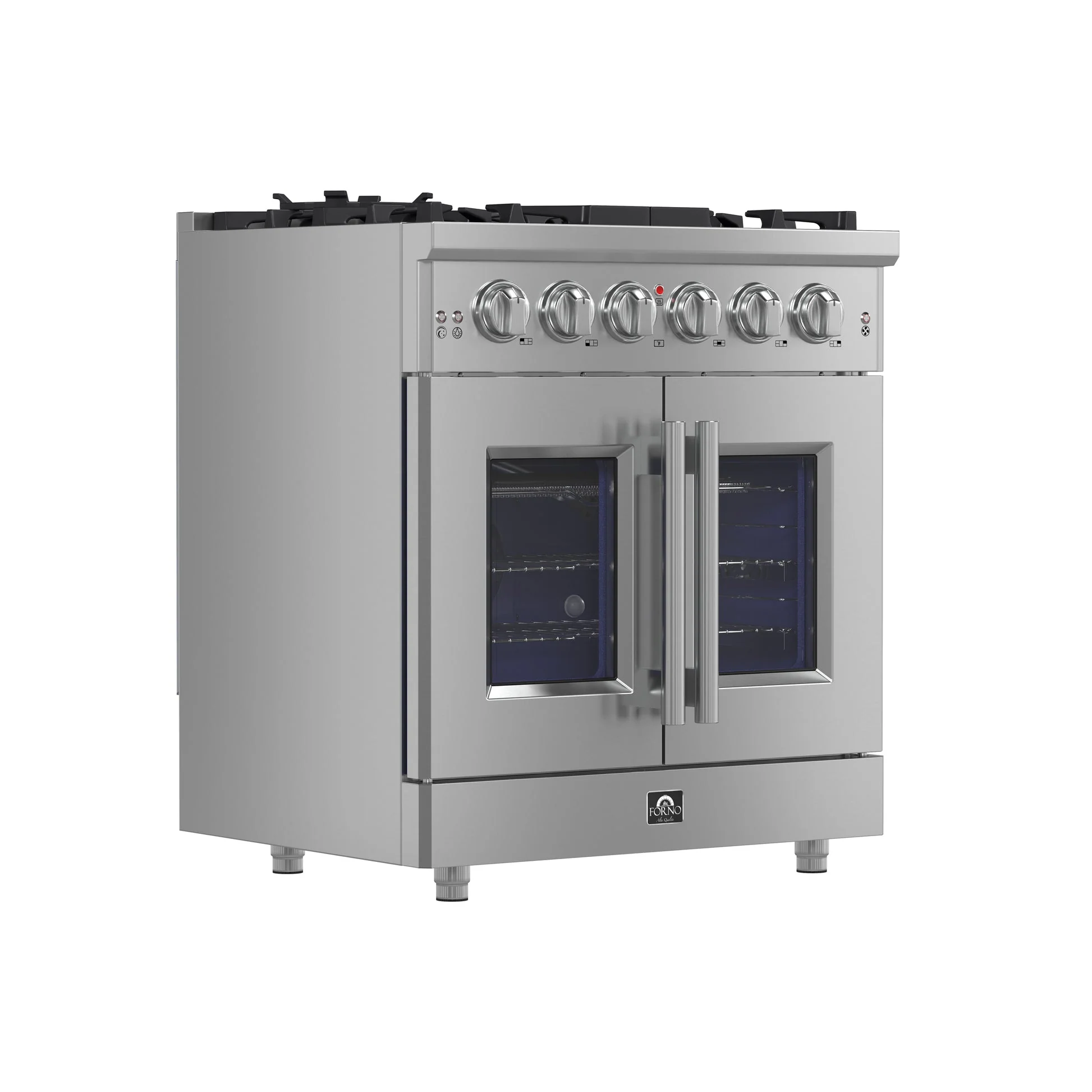 Forno Massimo Freestanding French Door Gas Range, Convection Oven, Energy Efficient - Image 5