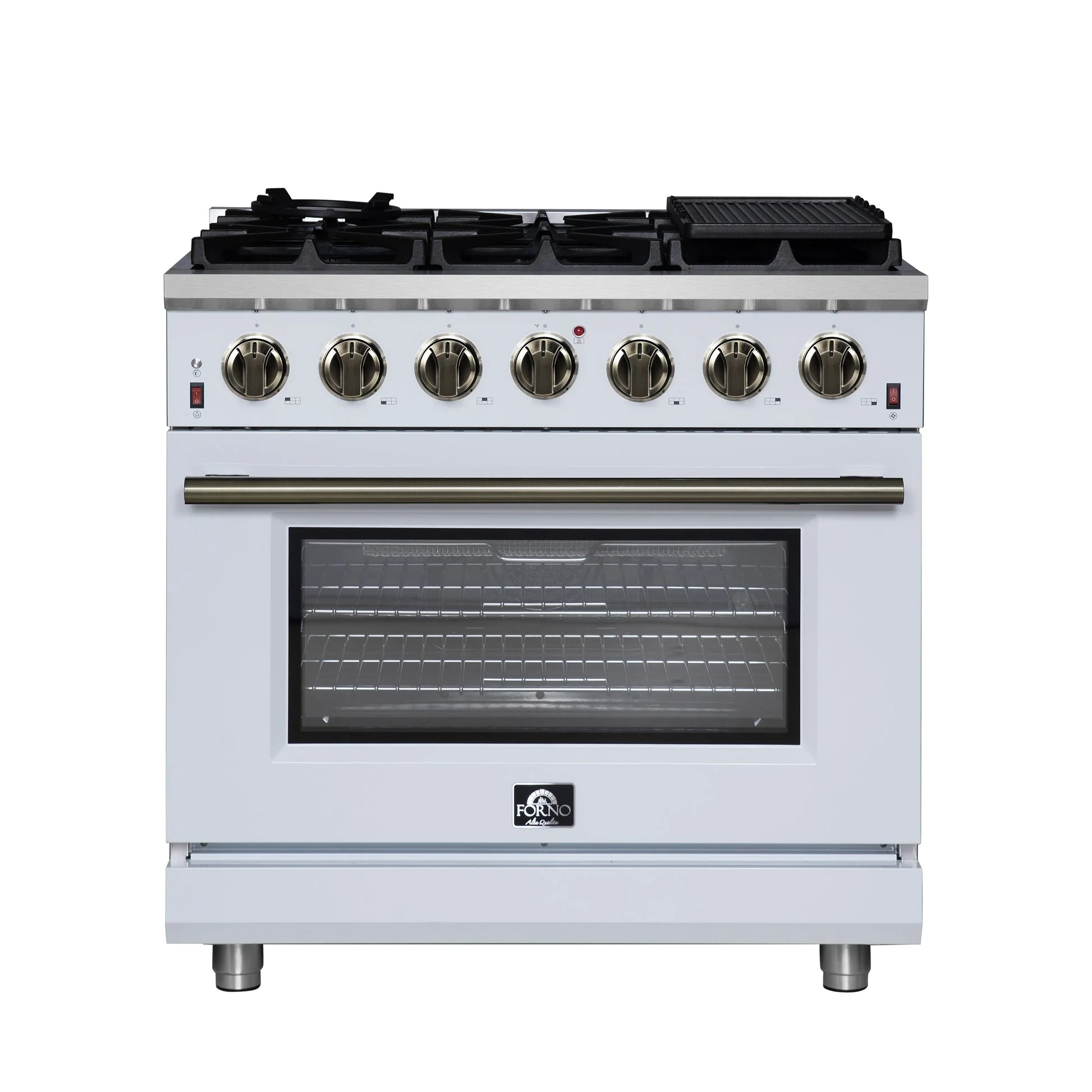 Forno Massimo Freestanding Gas Range, Convection Oven, Energy Efficient - Image 4