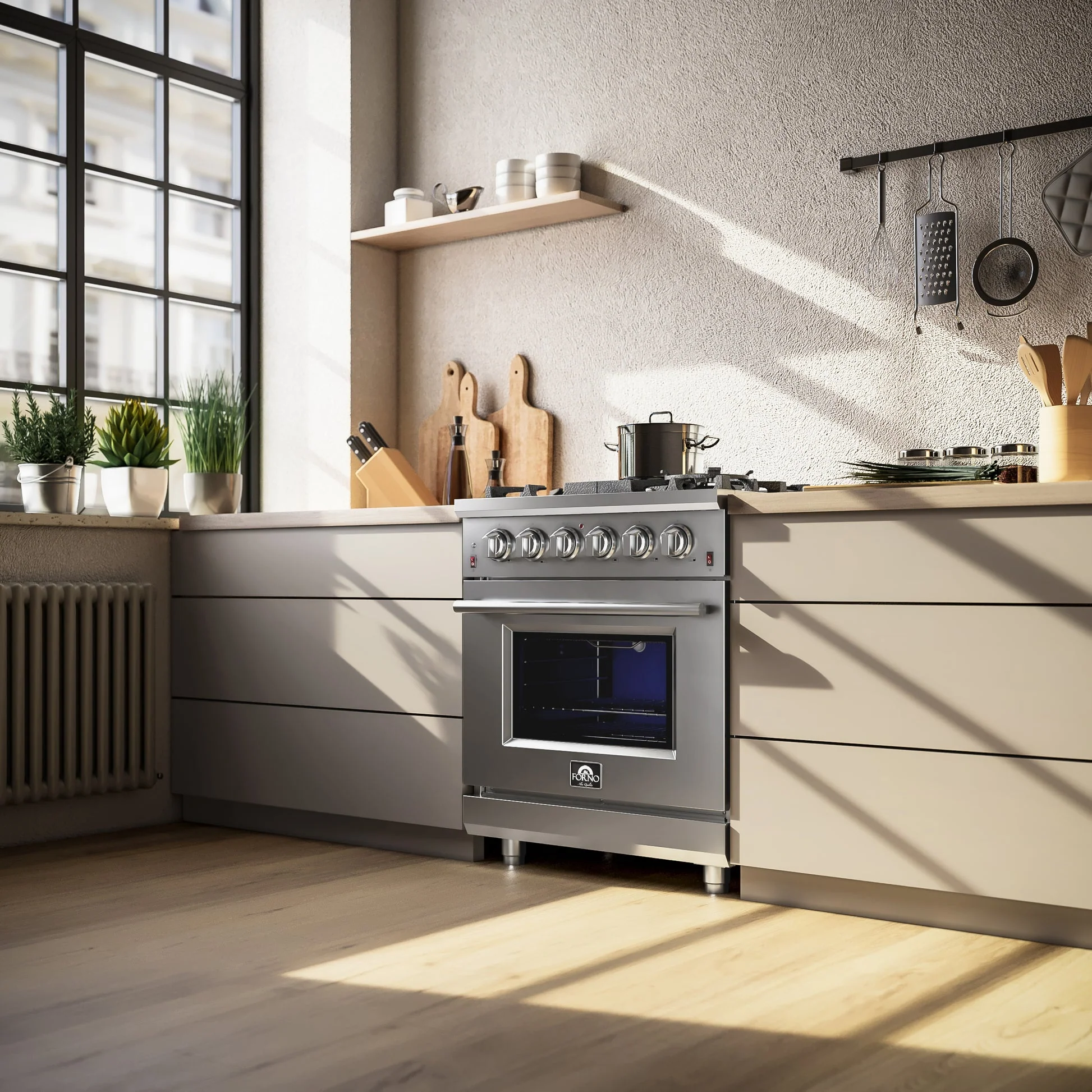 Forno Massimo Freestanding Gas Range, Convection Oven, Energy Efficient - Image 15