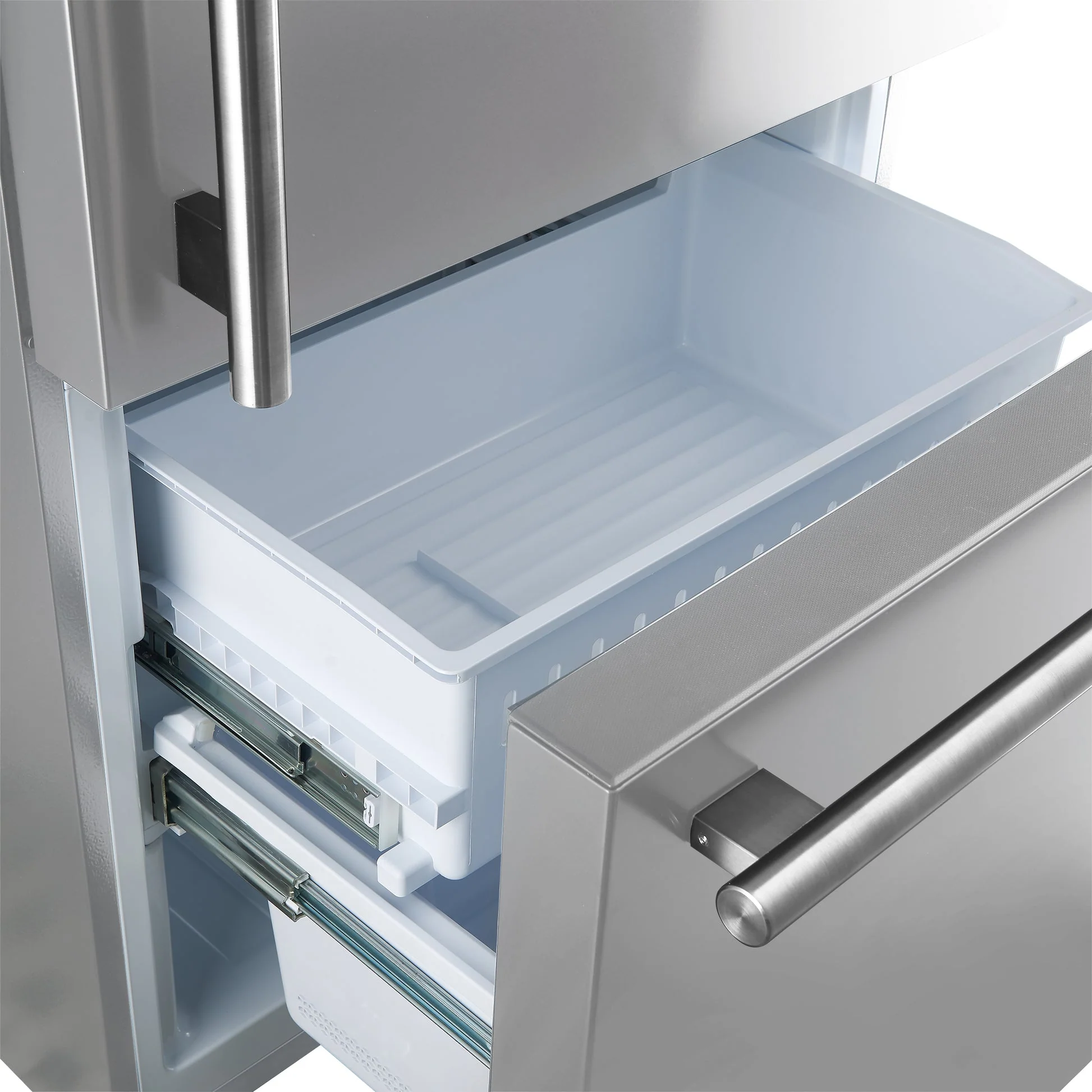 Forno Milano Espresso 31-Inch Bottom Freezer Refrigerator, Stainless Steel, 17.2 cu.ft Capacity, Right Swing Door - Image 14