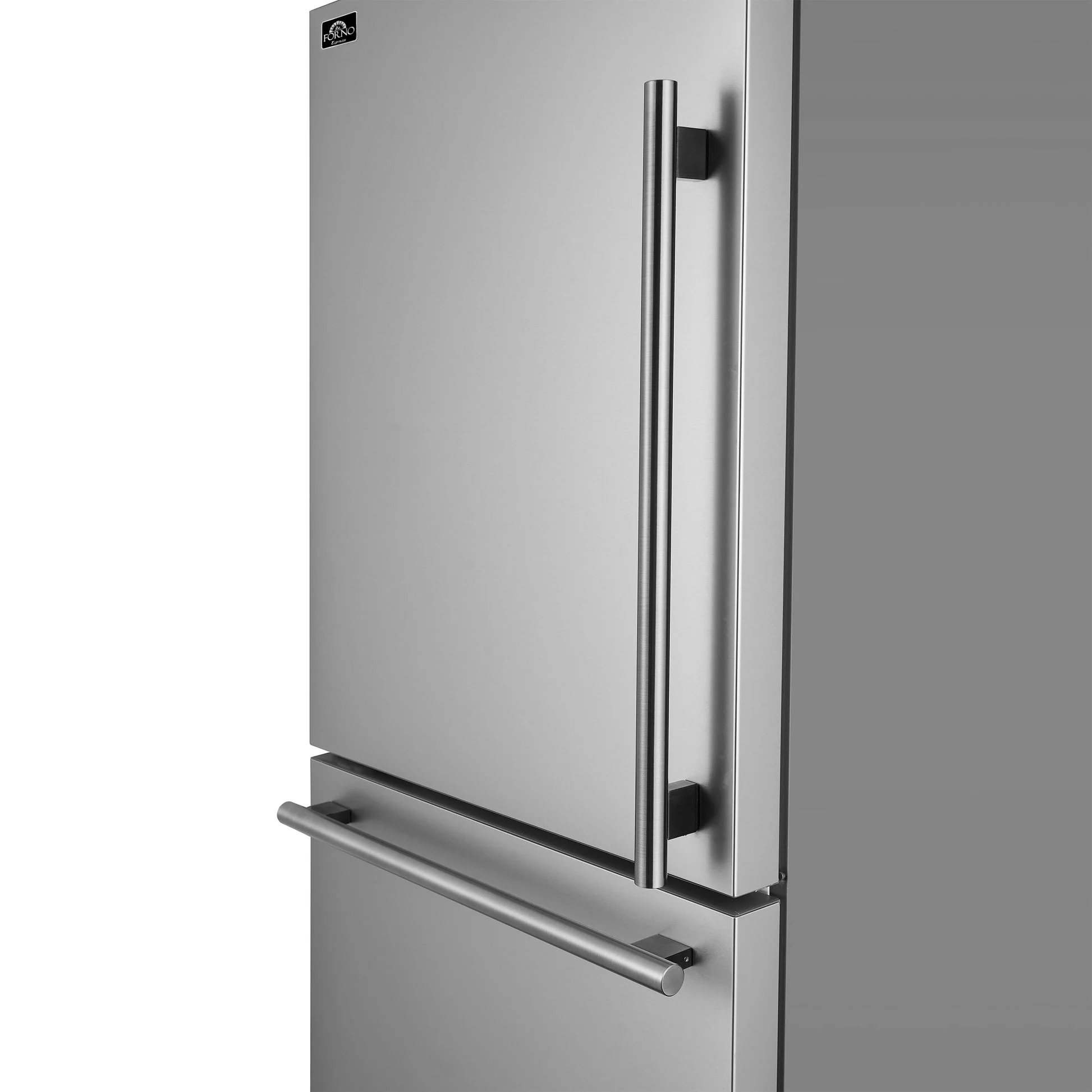 Forno Milano Espresso 31-Inch Stainless Steel Bottom Freezer Refrigerator, 17.2 cu.ft., Built-In Ice Maker - Image 3