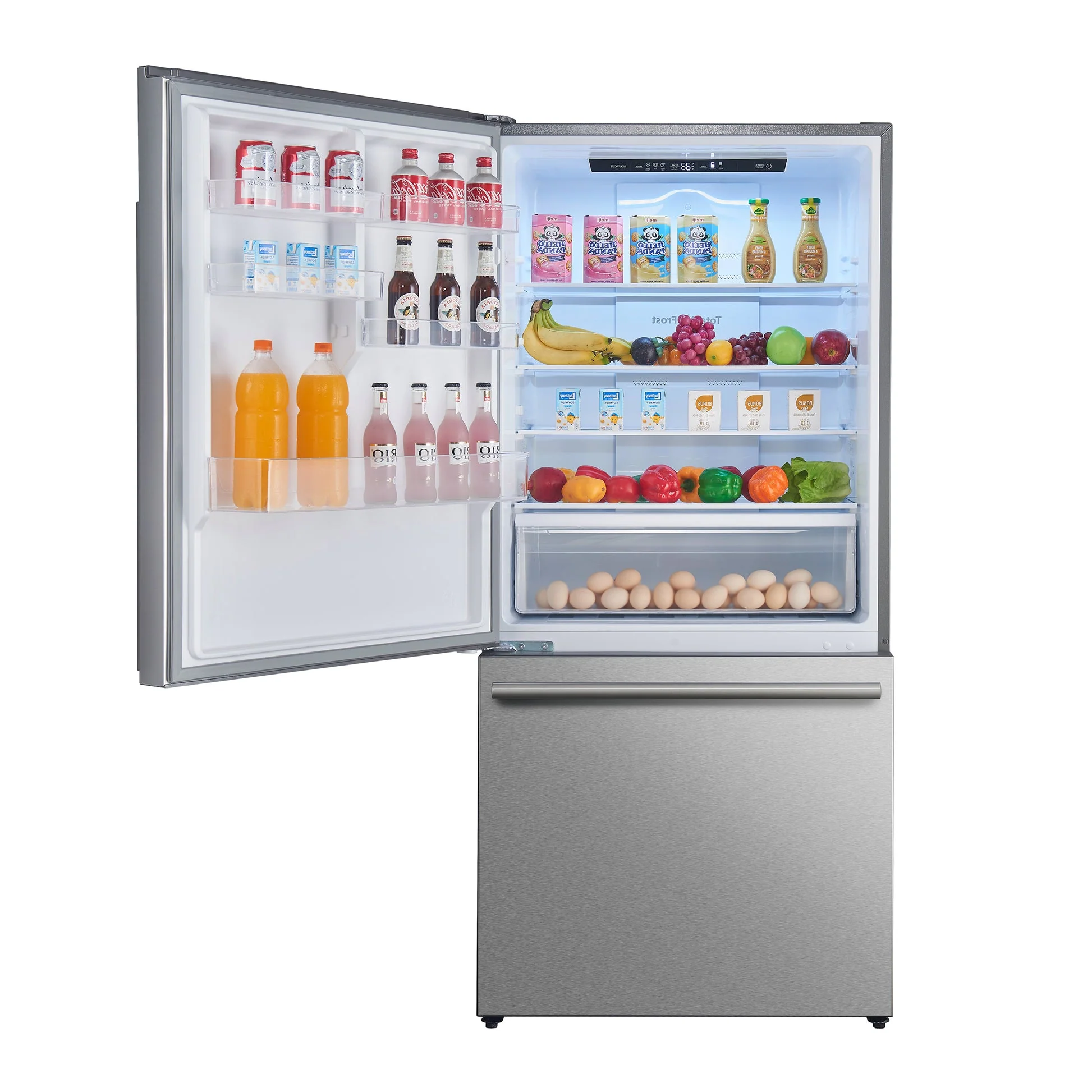Forno Milano Espresso 31-Inch Stainless Steel Bottom Freezer Refrigerator, 17.2 cu.ft., Built-In Ice Maker - Image 8