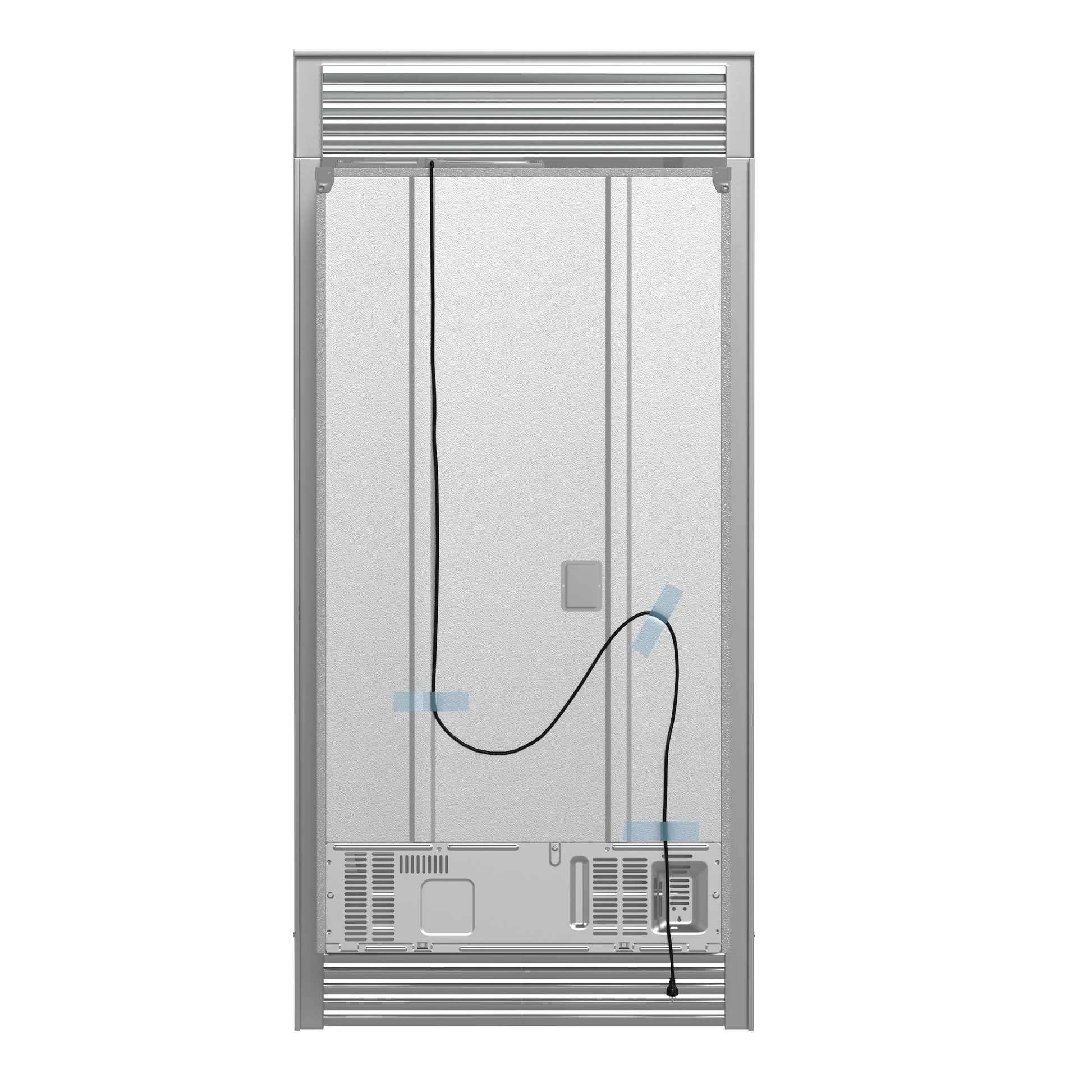 Forno Moena 40-Inch French Door Refrigerator, Stainless Steel, 19.2 cu.ft, Decorative Grill - Image 5