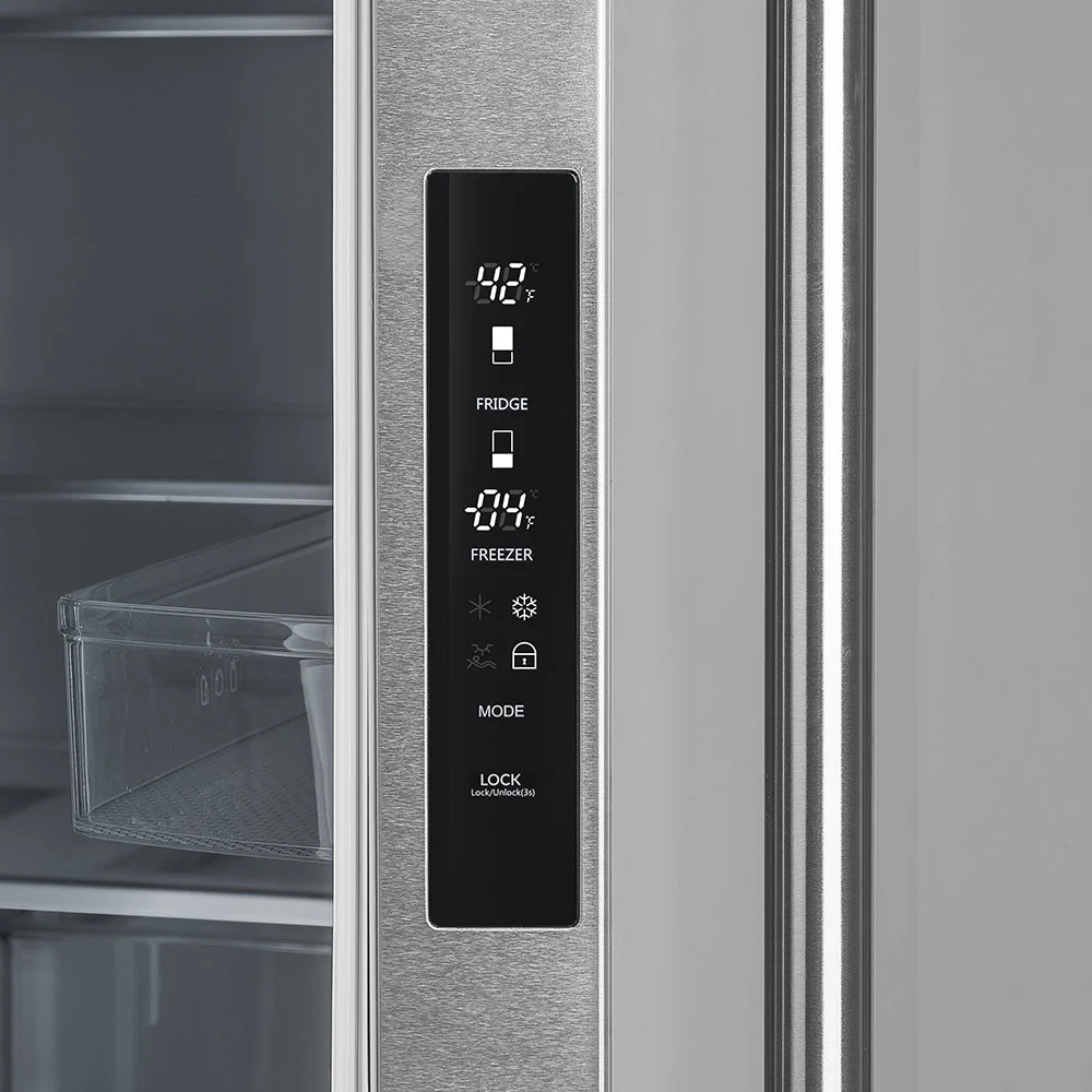 Forno Moena 40-Inch French Door Refrigerator, Stainless Steel, 19.2 cu.ft, Decorative Grill - Image 6
