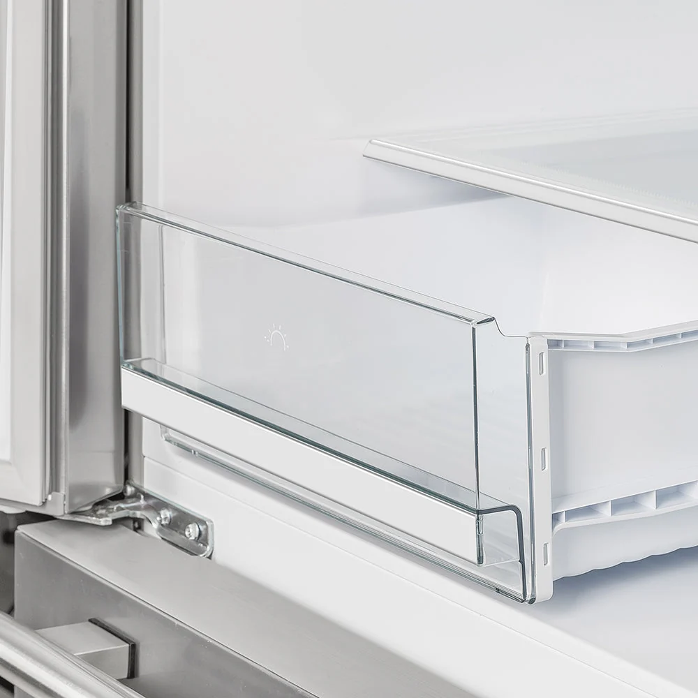 Forno Moena 40-Inch French Door Refrigerator, Stainless Steel, 19.2 cu.ft, Modern Decorative Grill - Image 15