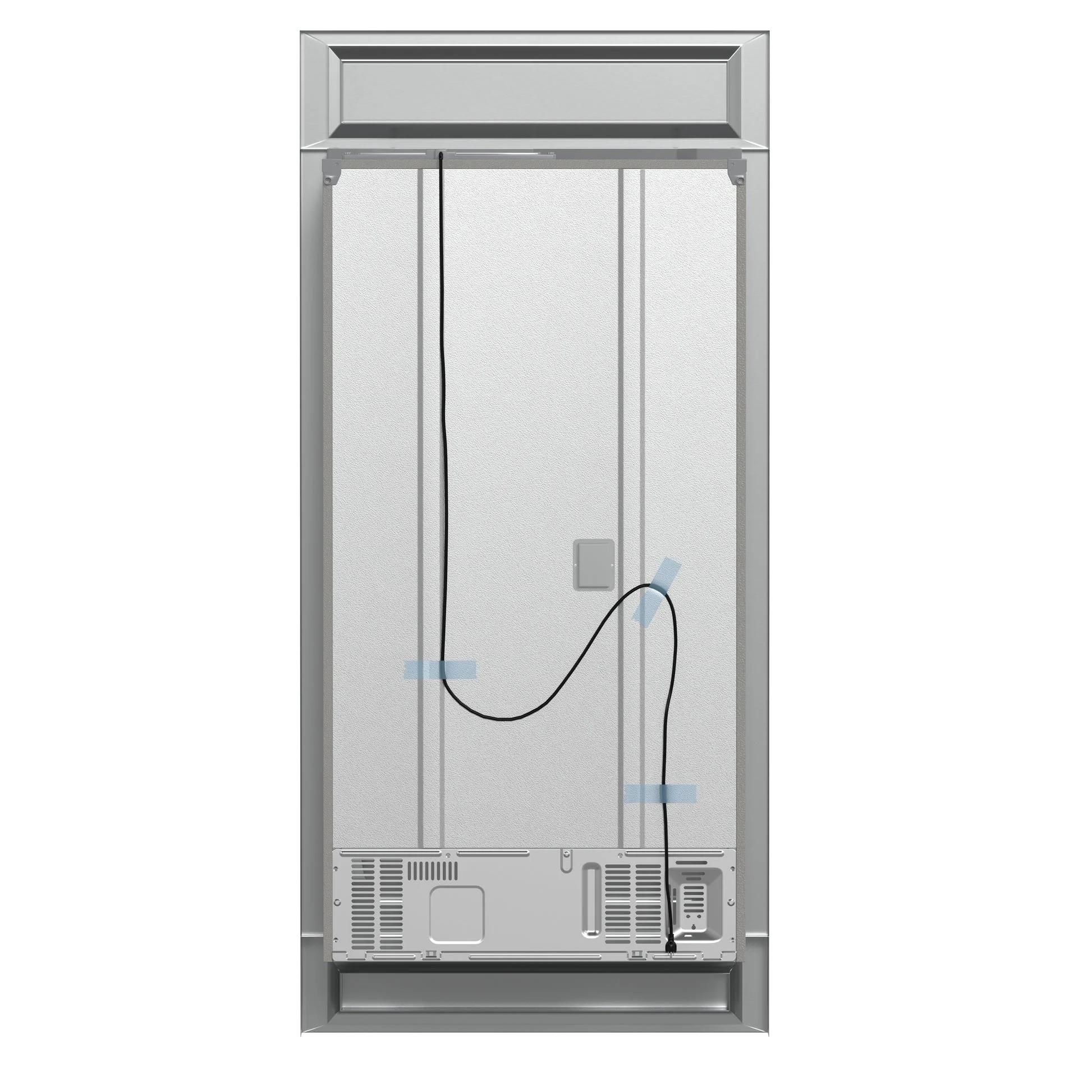 Forno Moena 40-Inch French Door Refrigerator, Stainless Steel, 19.2 cu.ft, Modern Decorative Grill - Image 6