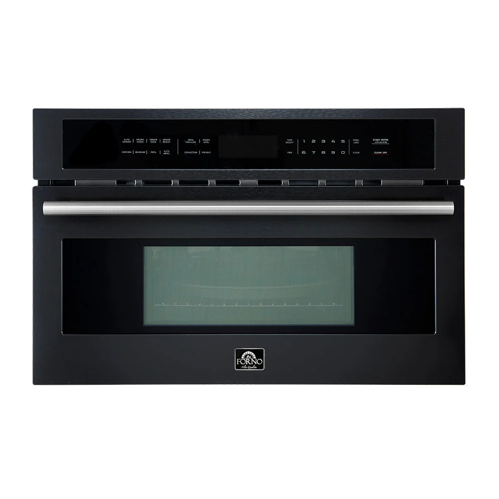 Forno Oliena Espresso 30" Built-In Microwave & Convection Oven Combo – 1.6 cu.ft, 1750W Convection, 1000W Microwave, Sensor Cooking - Image 23
