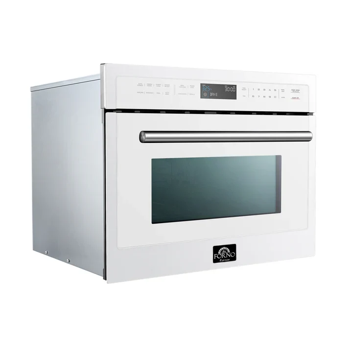 Forno Oliena Espresso 24-Inch Built-In Microwave and Convection Oven Combo, 1.6 cu.ft, 1750W Convection, 1000W Microwave, Sensor Cooking - Image 6