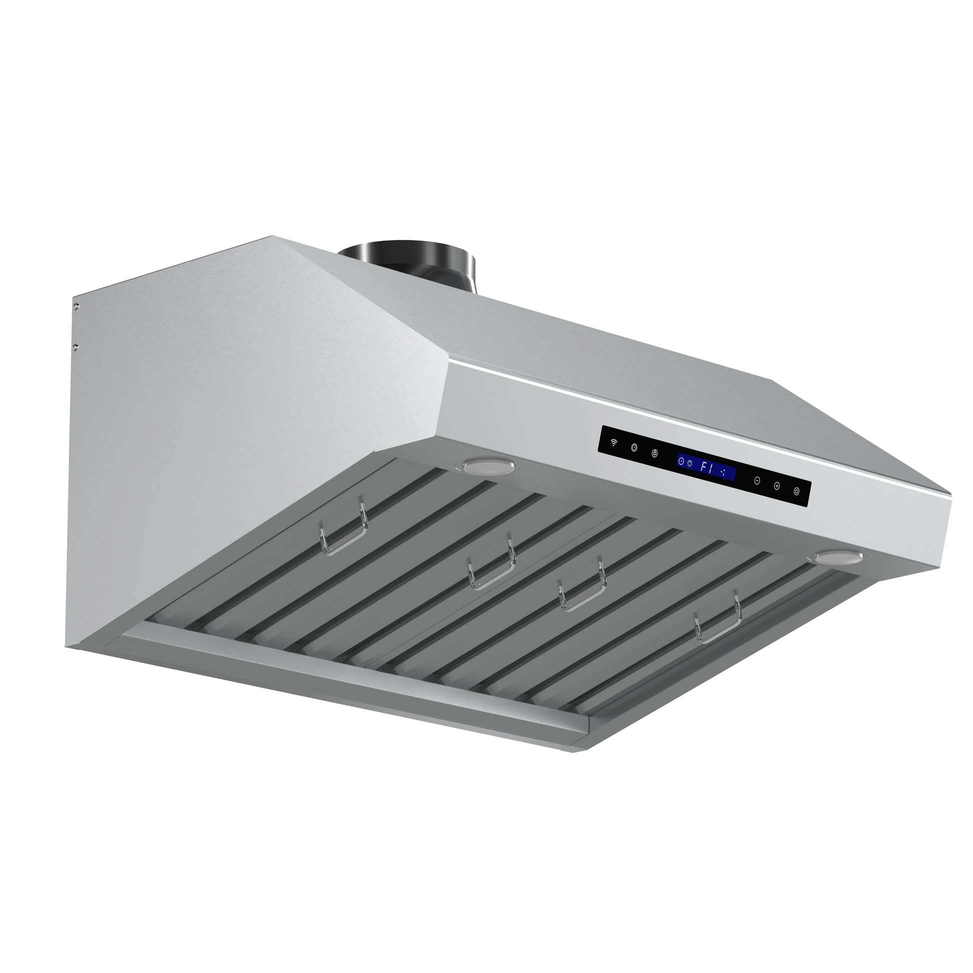 Forno Palazzo Wall Mounted Range Hood, Stainless Steel, Heavy Duty Baffle Filters, Remote Control - Image 9
