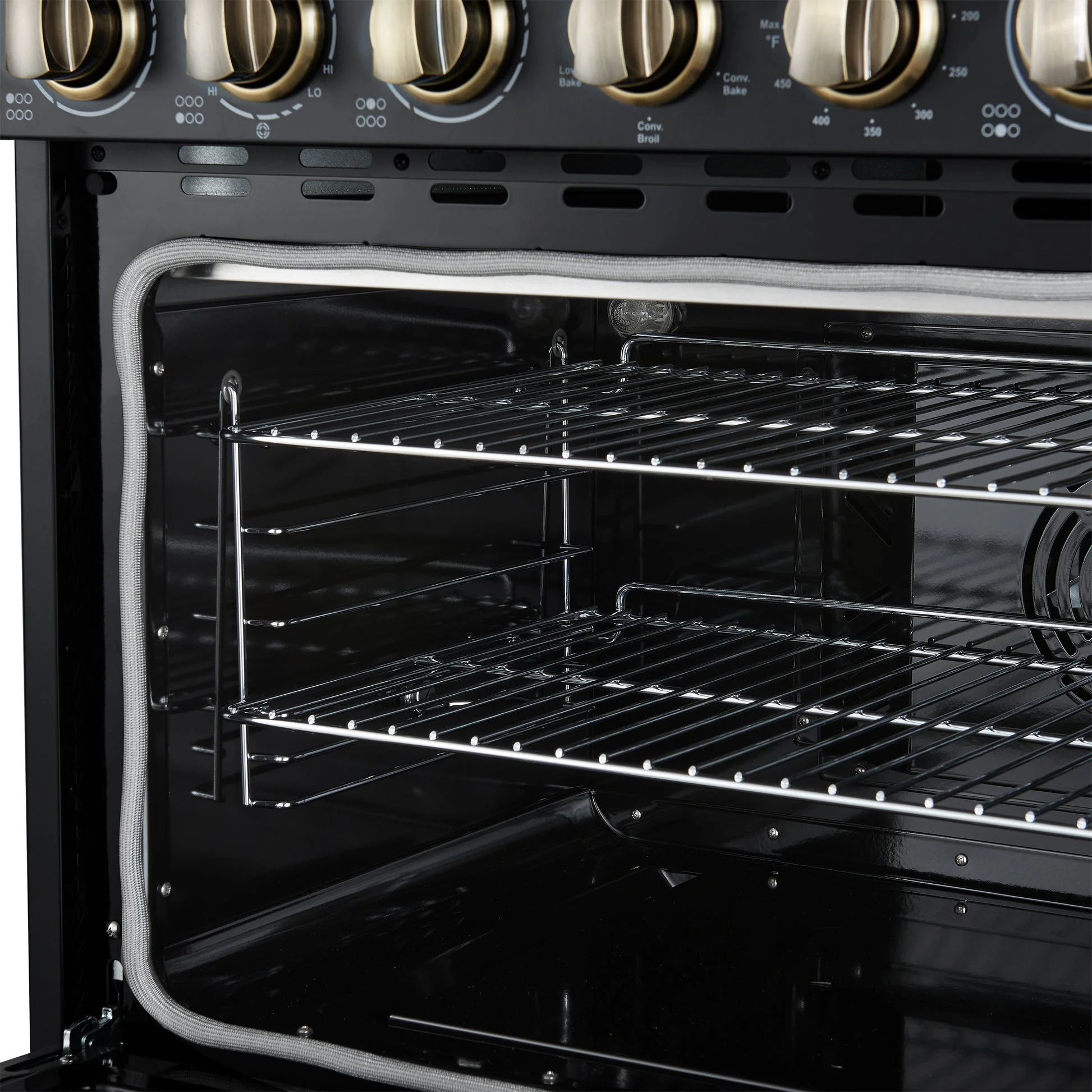 Forno Paolo Freestanding Electric Range with Antique Brass, True Convection Oven, Energy Efficient - Image 18