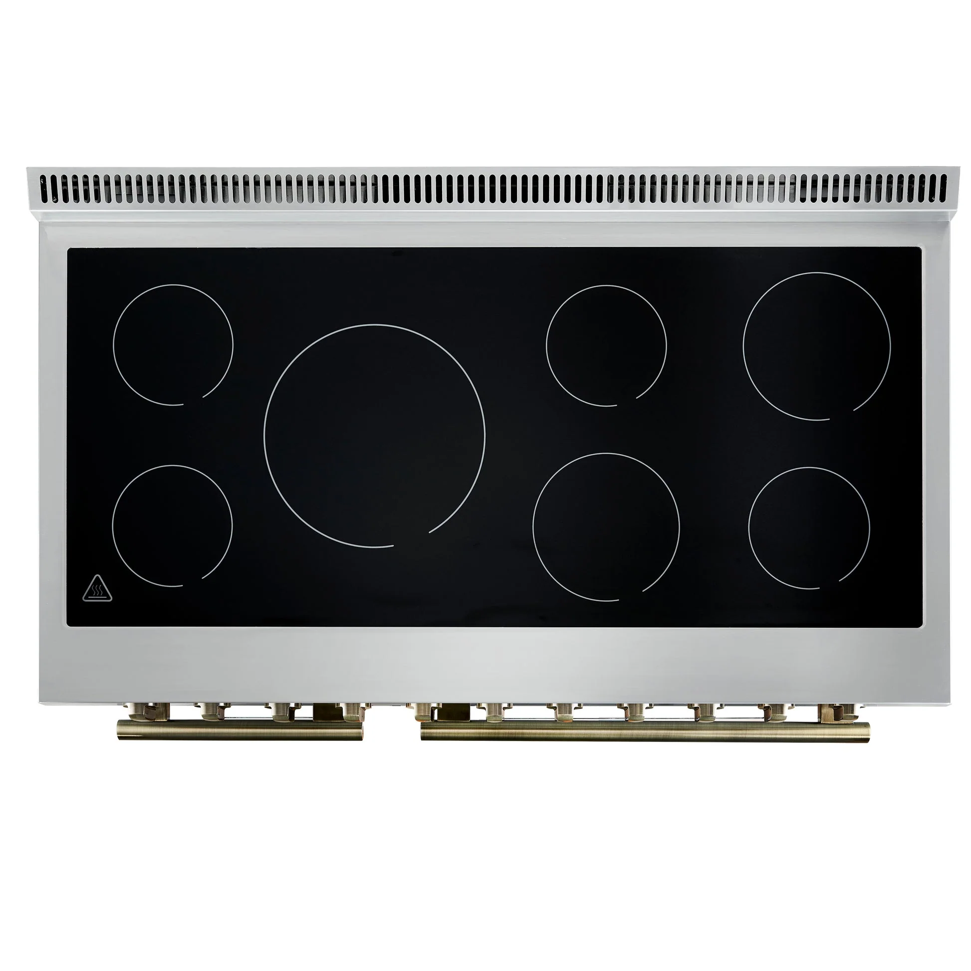 Forno Paolo Freestanding Electric Range with Antique Brass, True Convection Oven, Energy Efficient - Image 26