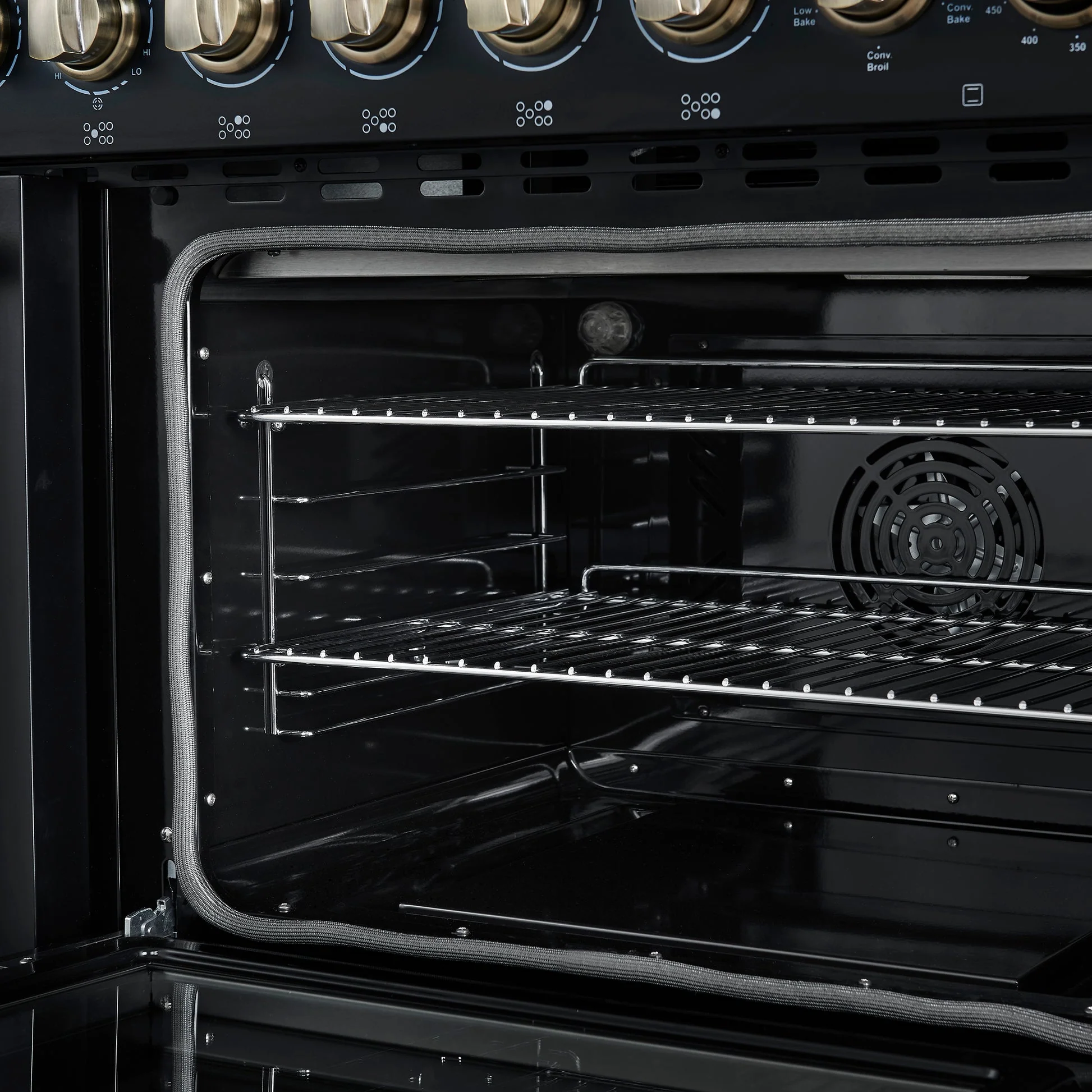 Forno Paolo Freestanding Electric Range with Antique Brass, True Convection Oven, Energy Efficient - Image 29