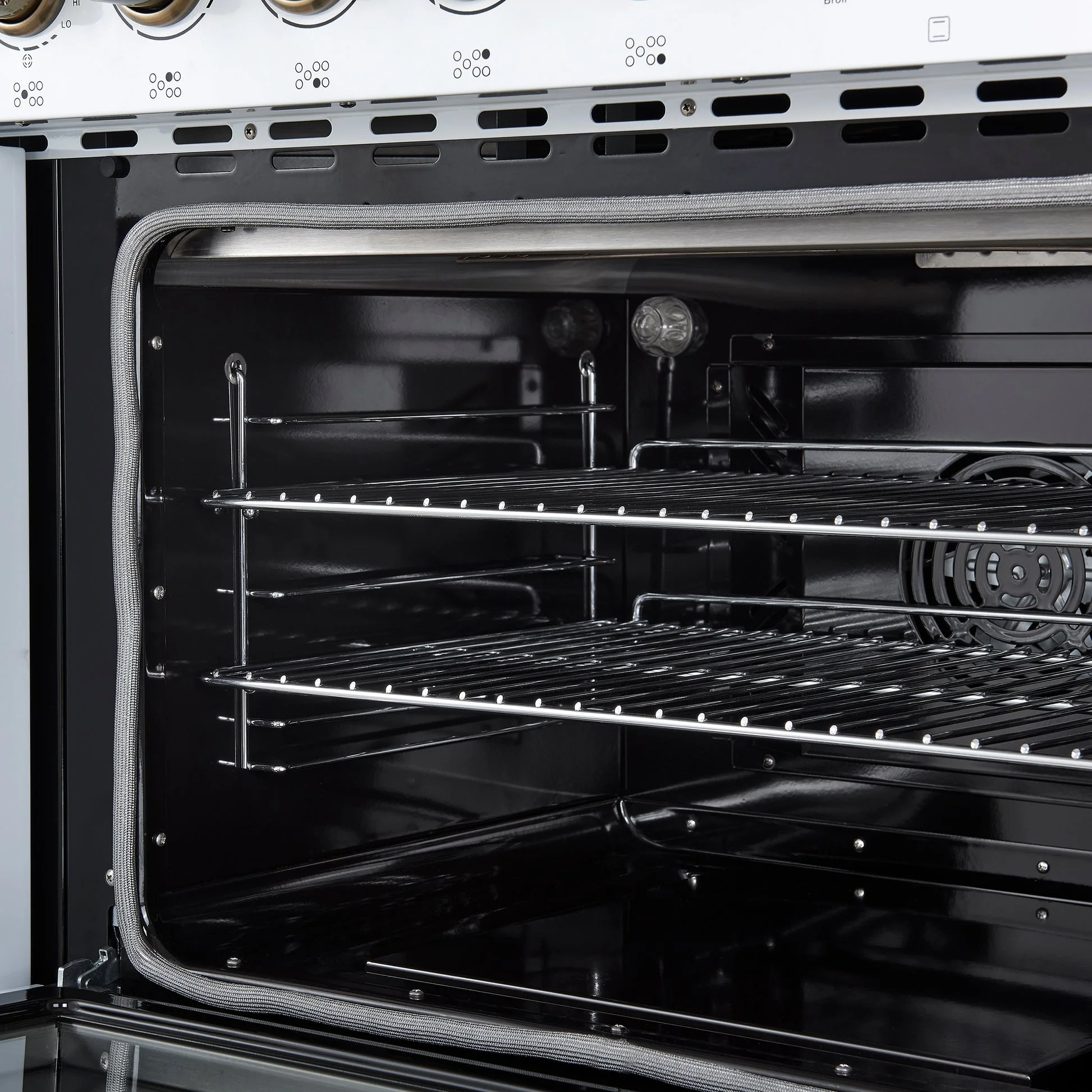 Forno Paolo Freestanding Electric Range with Antique Brass, True Convection Oven, Energy Efficient - Image 61