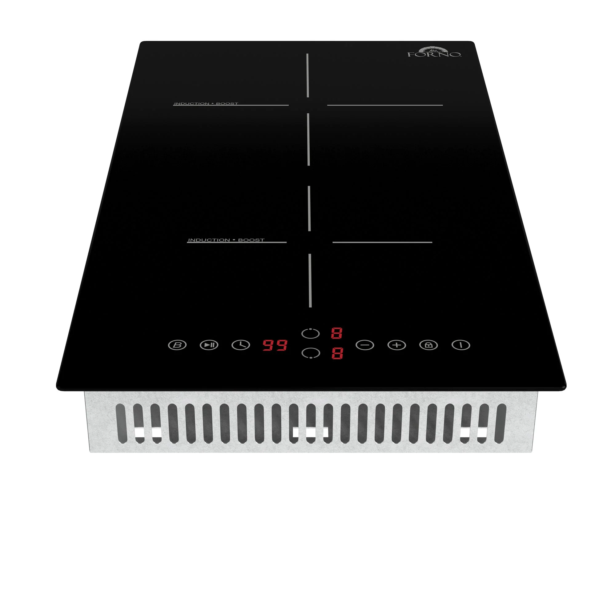 Forno Parco 12-Inch Induction Cooktop, 2 Zones, 3,600W Total Power, Touch Control - Image 3