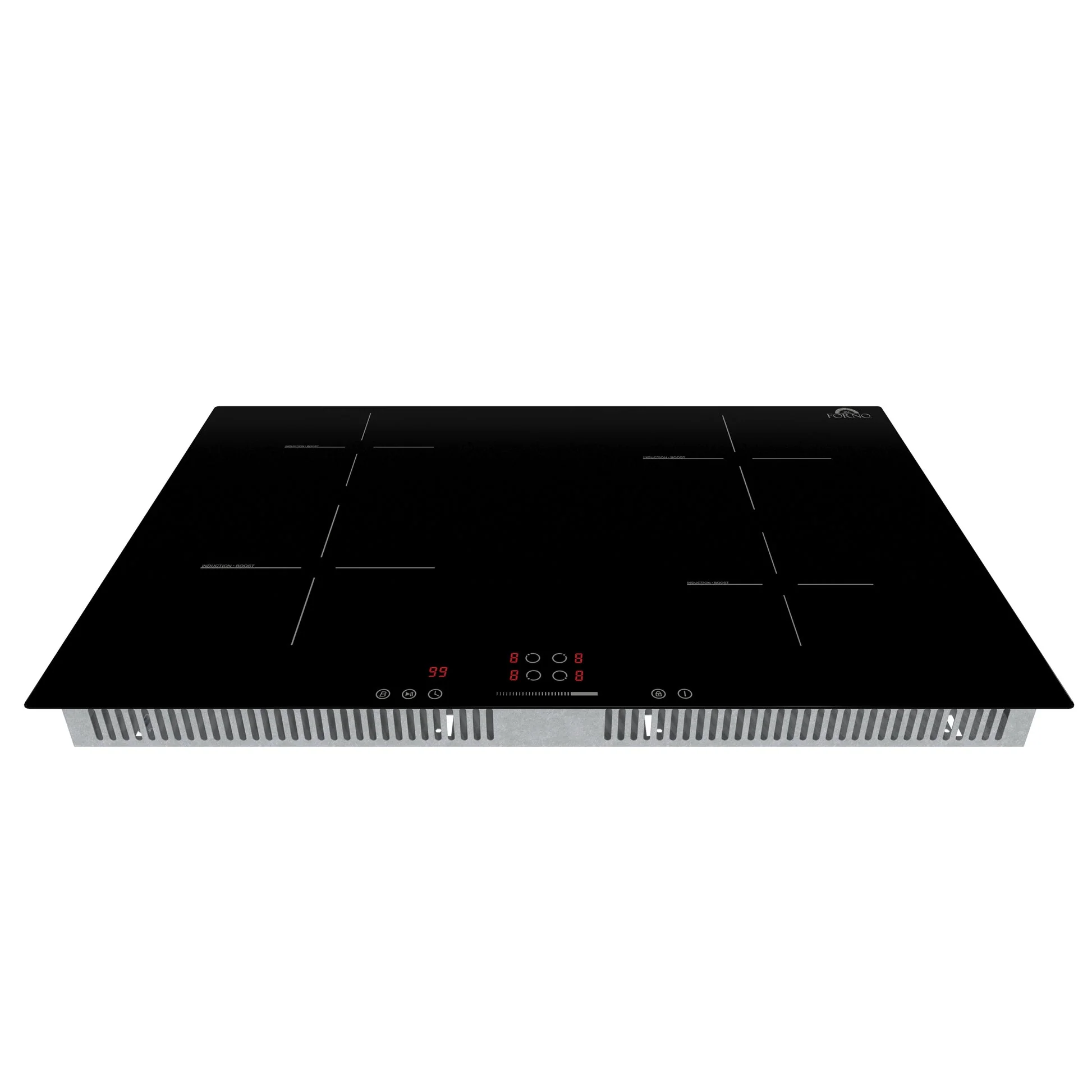 Forno Parco 30-Inch Induction Cooktop, 4 Zones, 7,200W Total Power, Touch Control, 9 Power Levels, Booster Function - Image 4