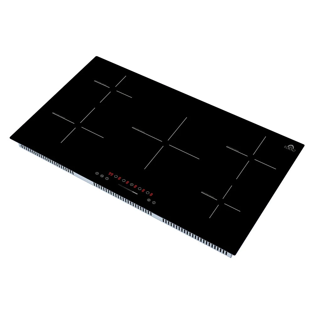 Forno Parco 36" Induction Cooktop – 5 Zones, 10,200W, Touch Control, 9 Power Levels & Booster Function - Image 3
