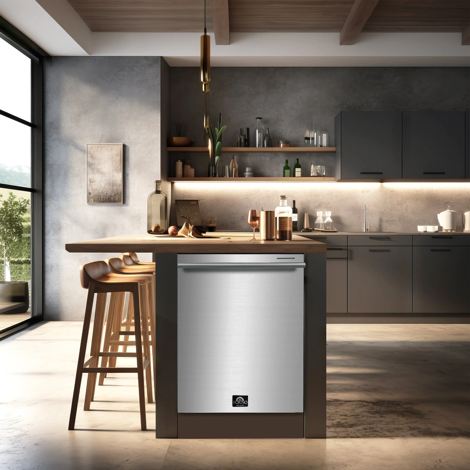 Forno Pozzo 24-Inch Built-In Tall Tub Top Control Dishwasher, Stainless Steel, 49 dBA - Image 21