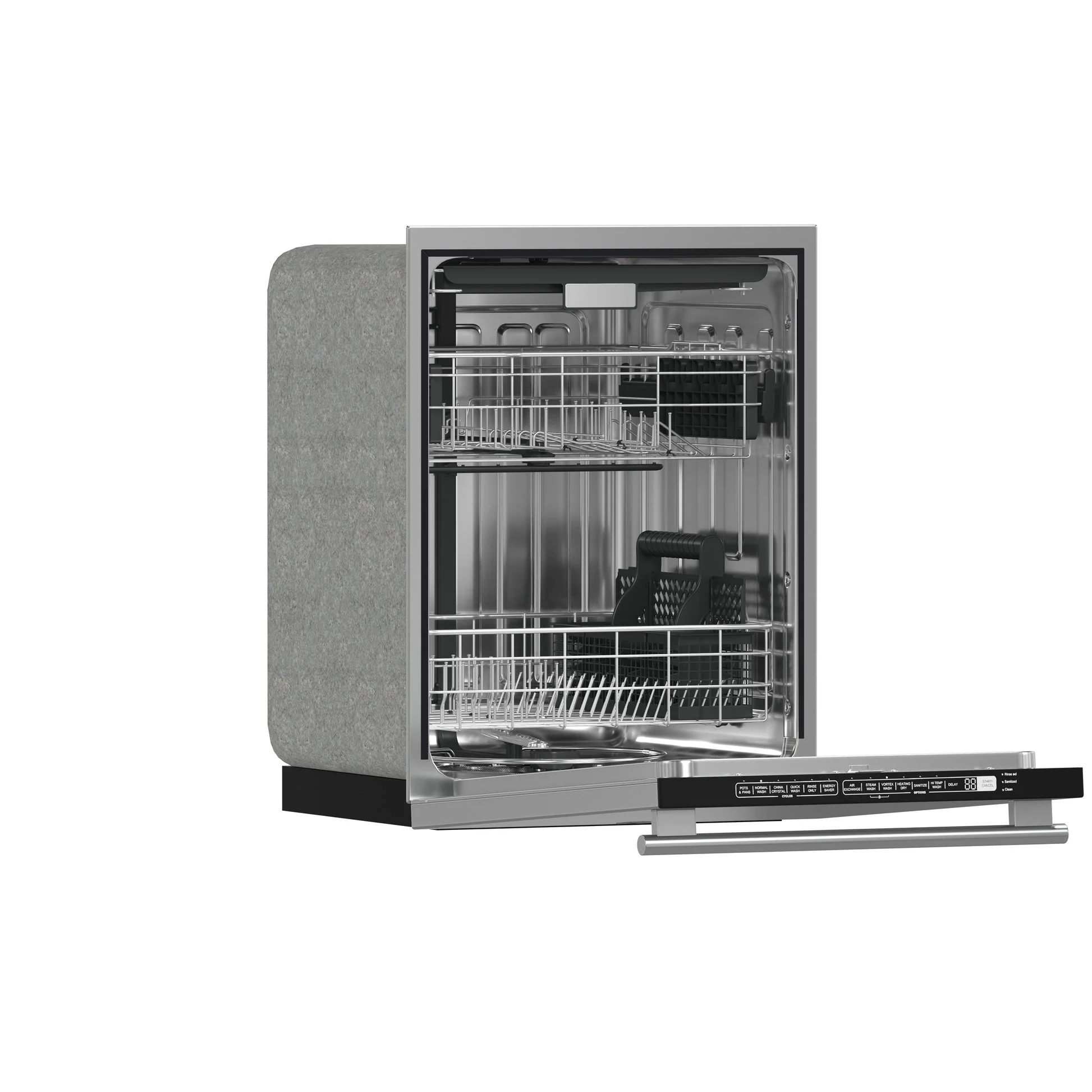 Forno Pozzo 24-Inch Built-In Tall Tub Top Control Dishwasher, Stainless Steel, 49 dBA - Image 5