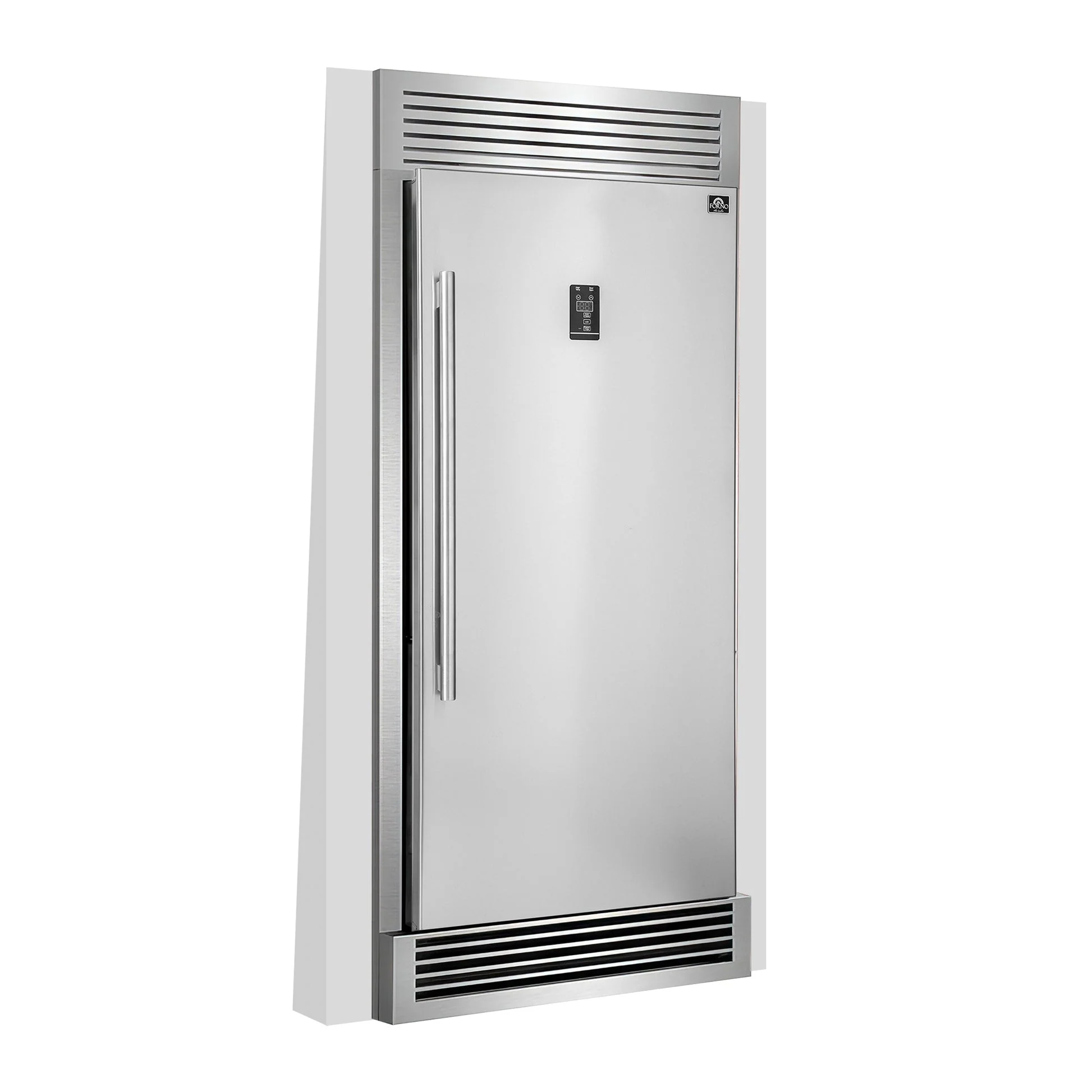 Forno Rizzuto 28-Inch Upright Convertible Refrigerator, 32-Inch Wide, Right Swing, Decorative Grill, ENERGY STAR Certified - Image 3