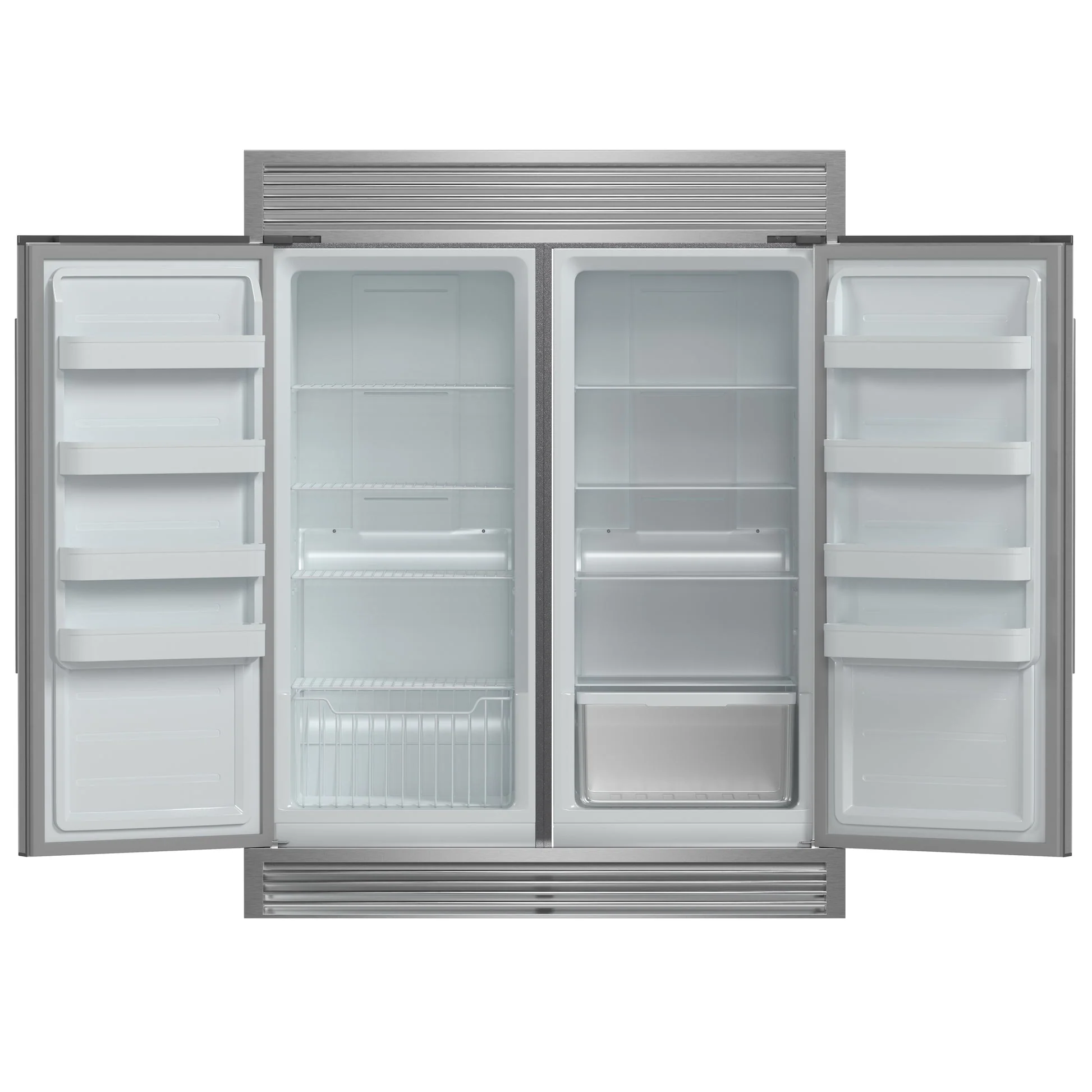 Forno Rizzuto 56-Inch Convertible Refrigerator/Freezer Set, 27.6 cu.ft Total Capacity, Decorative Grill - Image 12