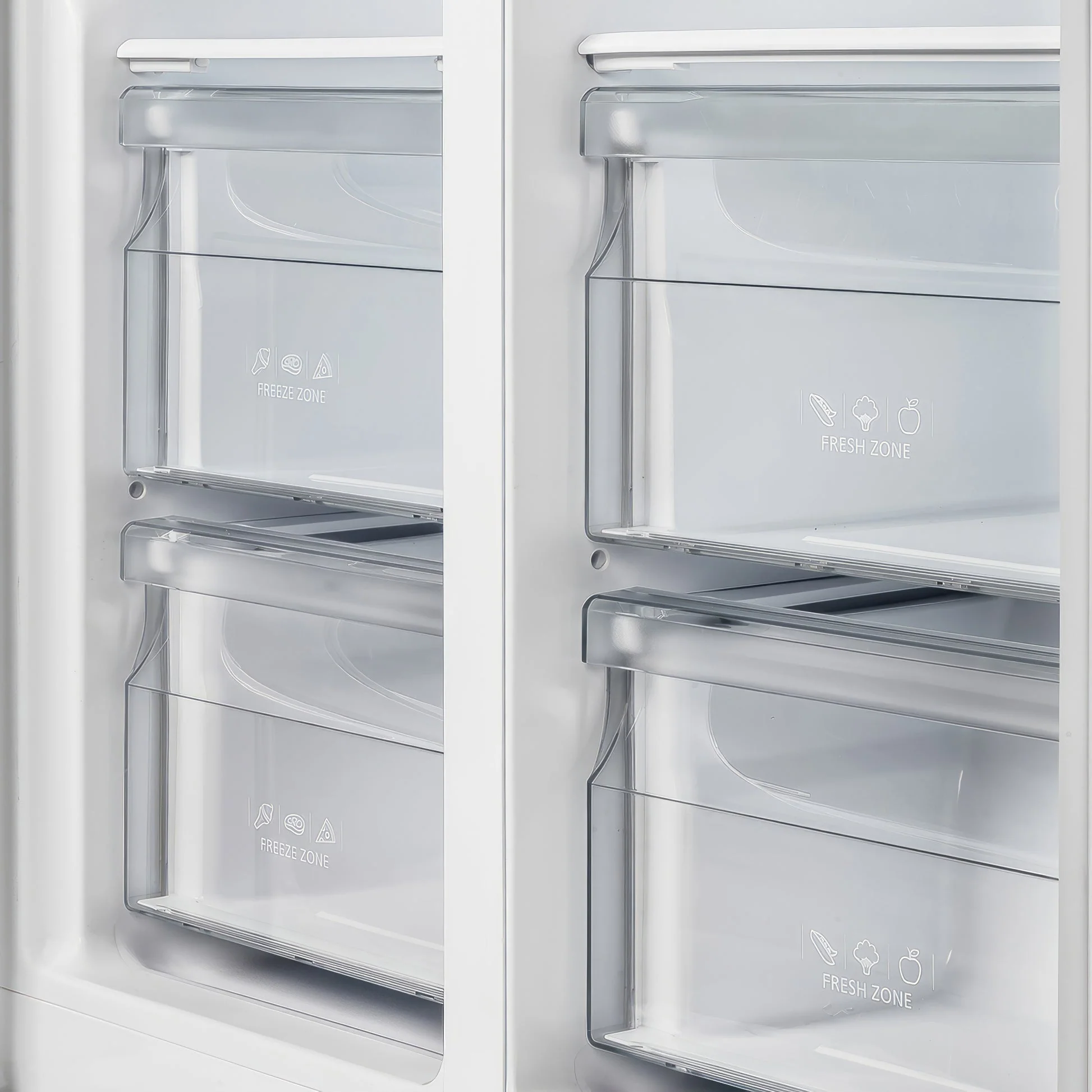 Forno Salerno 33-Inch Side-by-Side Stainless Steel Refrigerator, 15.6 cu.ft - Image 8