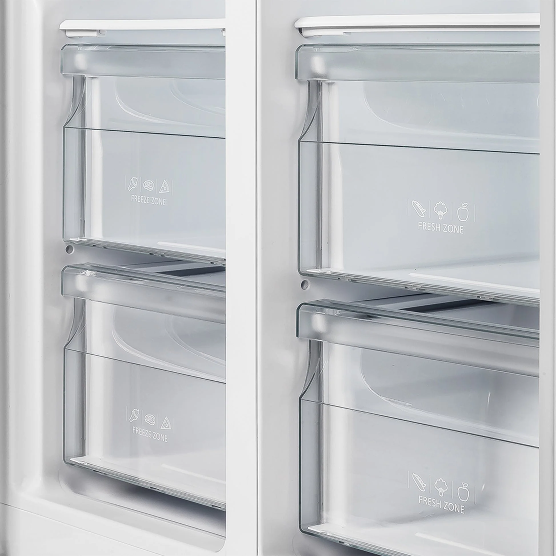 Forno Salerno 37-Inch Built-In Stainless Steel Refrigerator, 15.6 cu.ft, Decorative Grill - Image 13