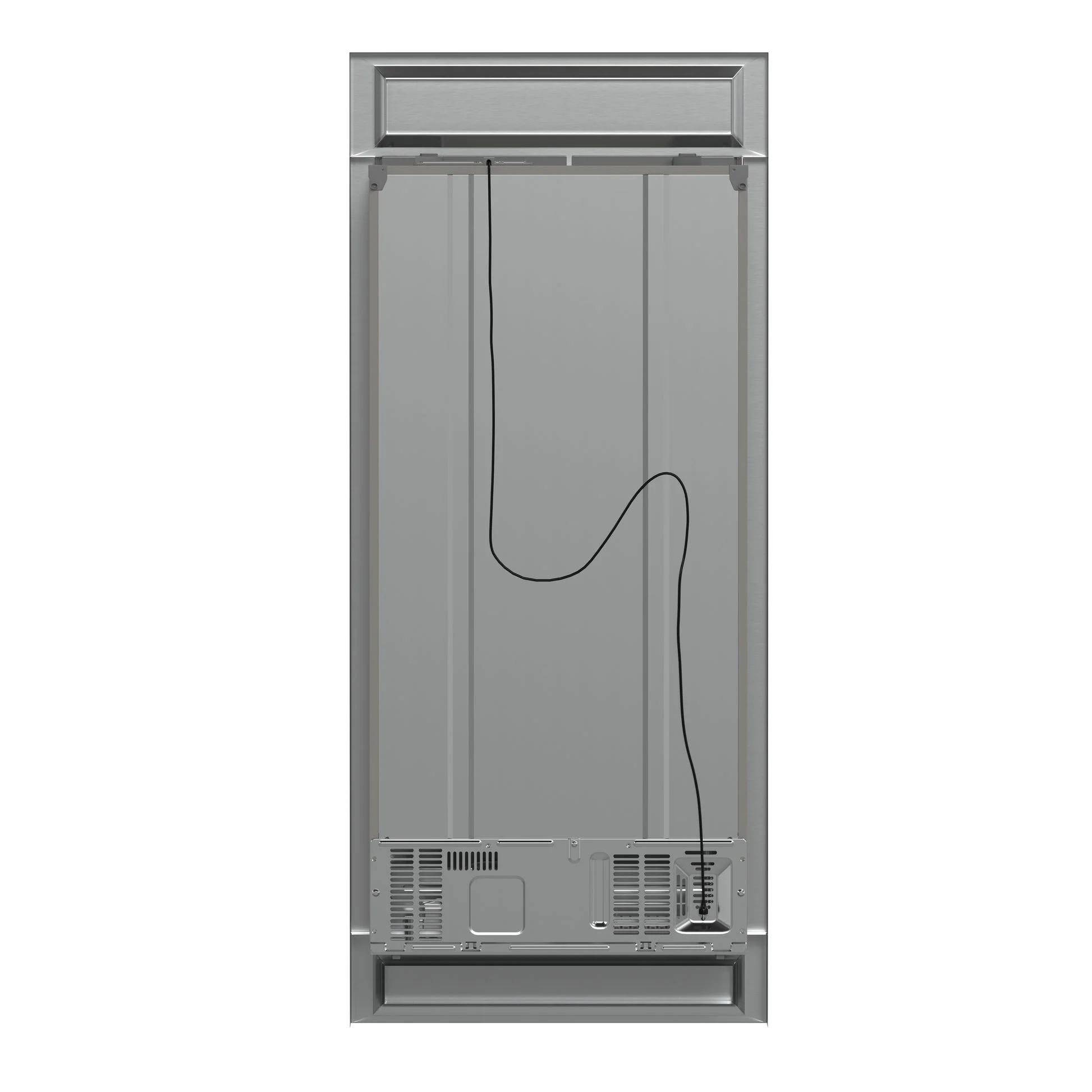 Forno Salerno 37-Inch Built-In Stainless Steel Refrigerator, 15.6 cu.ft, Modern Decorative Grill - Image 4