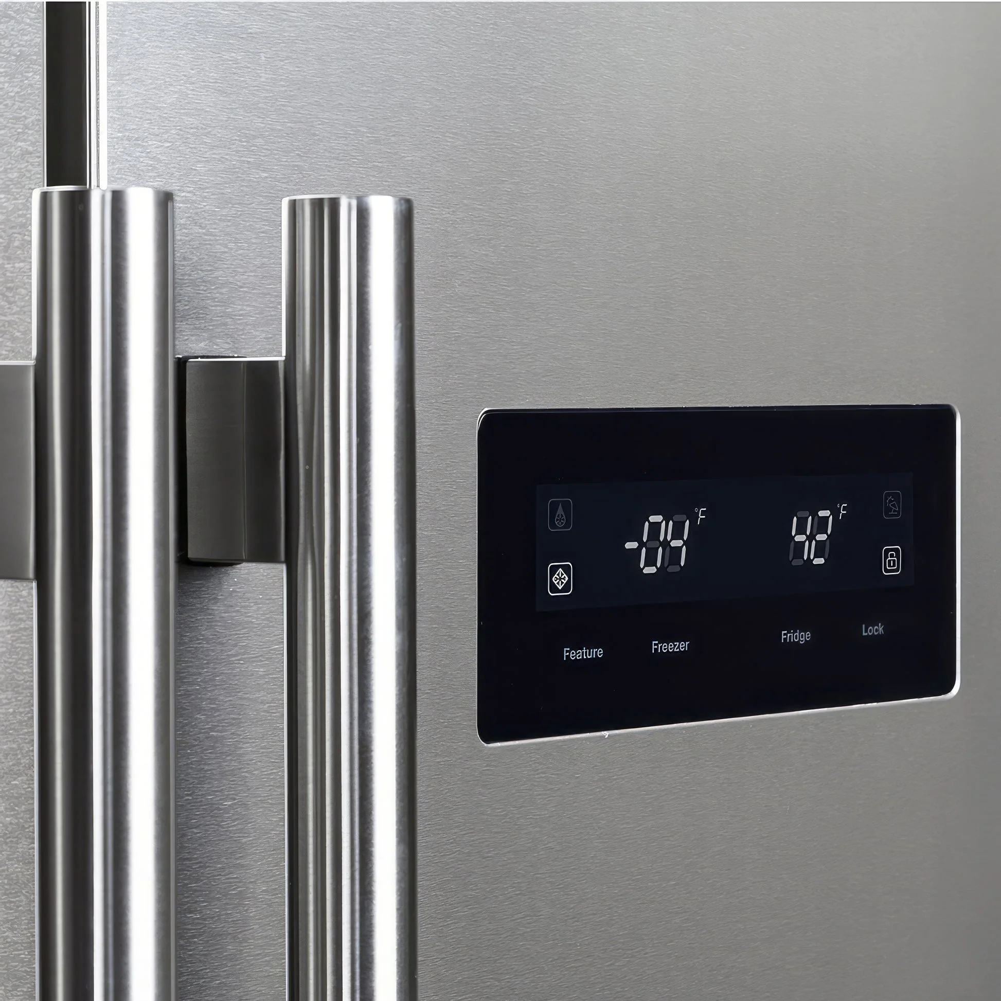 Forno Salerno 37-Inch Built-In Stainless Steel Refrigerator, 15.6 cu.ft, Modern Decorative Grill - Image 5