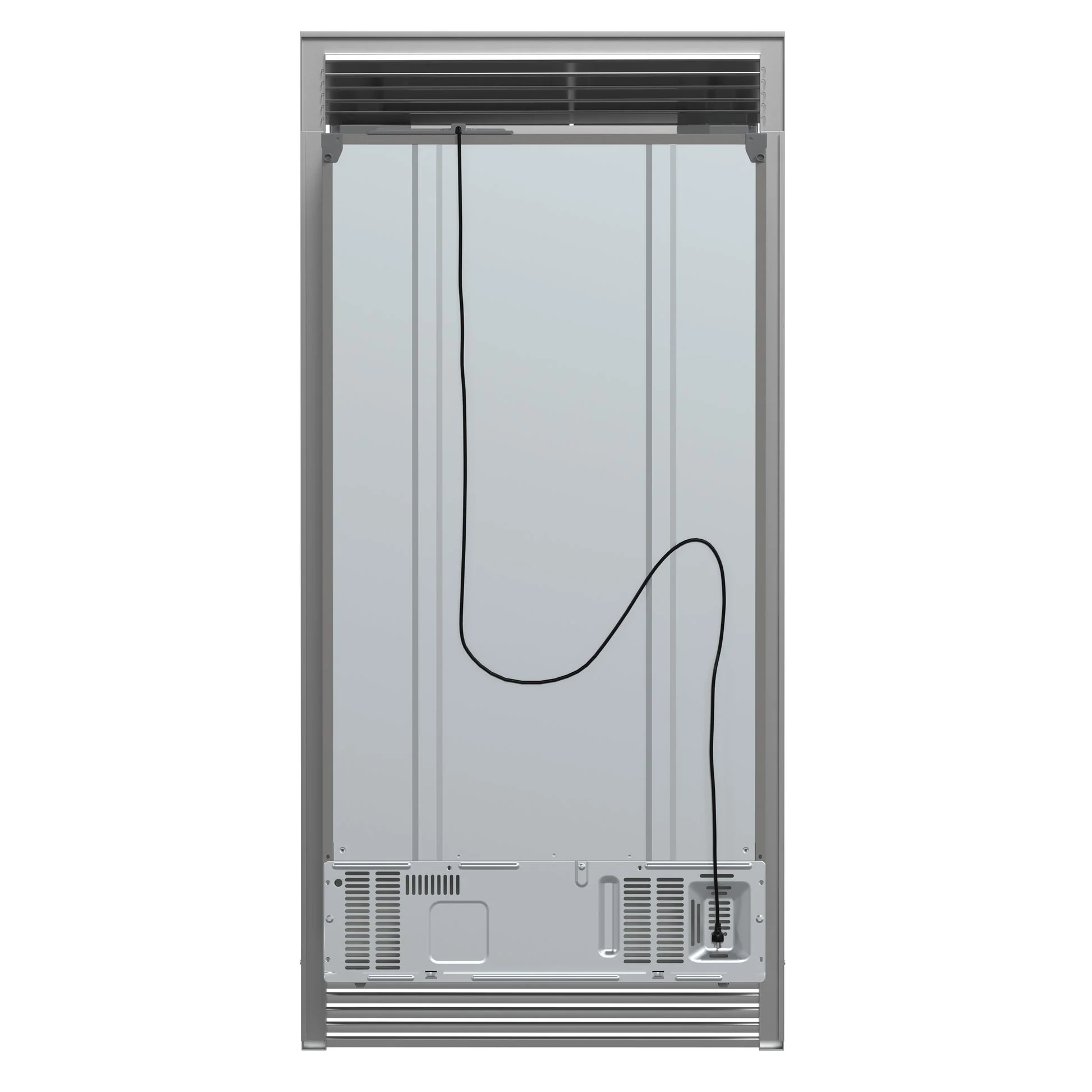 Forno Salerno 40-Inch Built-In Stainless Steel Refrigerator, 20 cu.ft, Decorative Grill - Image 10