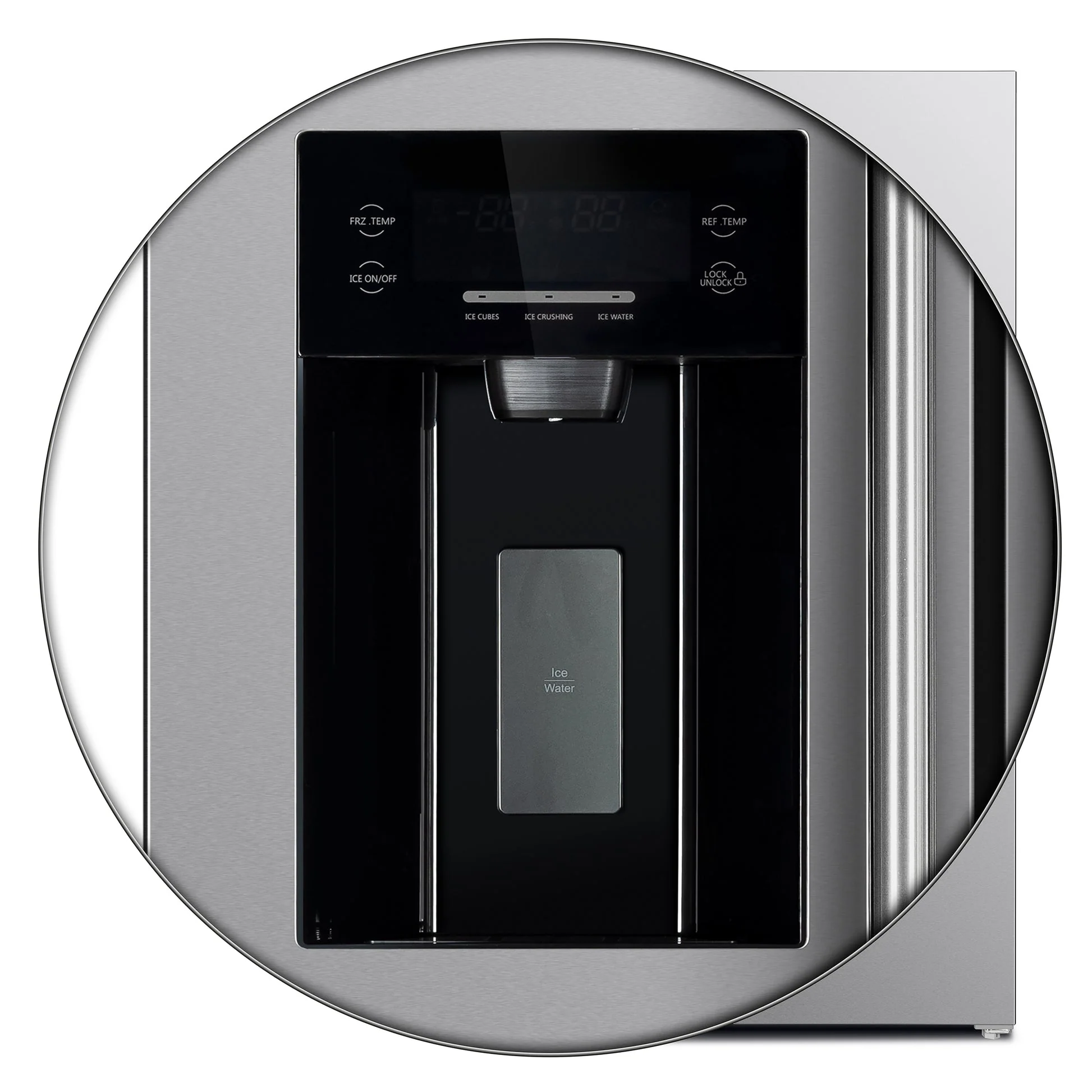 Forno Salerno 40-Inch Built-In Stainless Steel Refrigerator, 20 cu.ft, Decorative Grill - Image 13