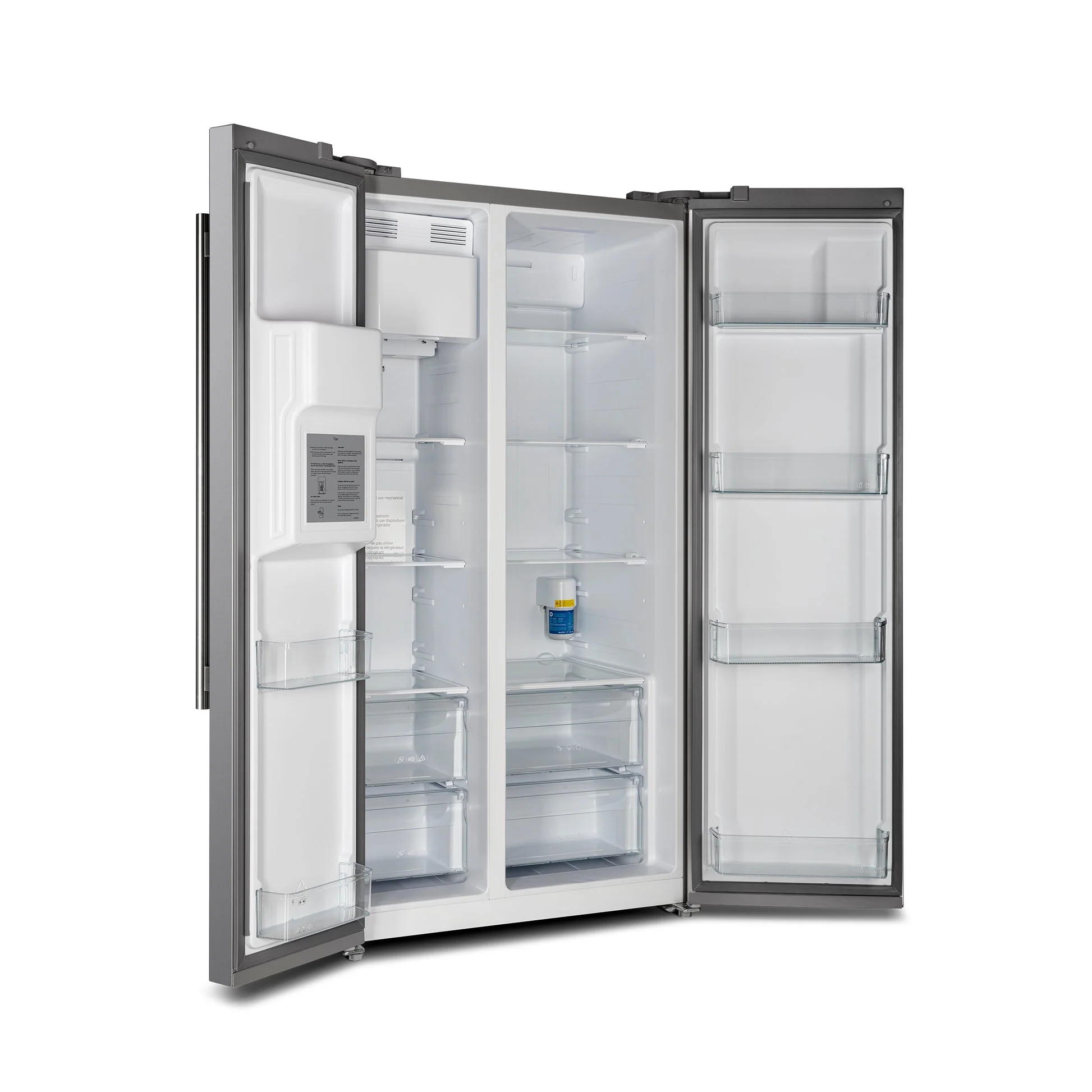 Forno Salerno 40-Inch Built-In Stainless Steel Refrigerator, 20 cu.ft, Decorative Grill - Image 6