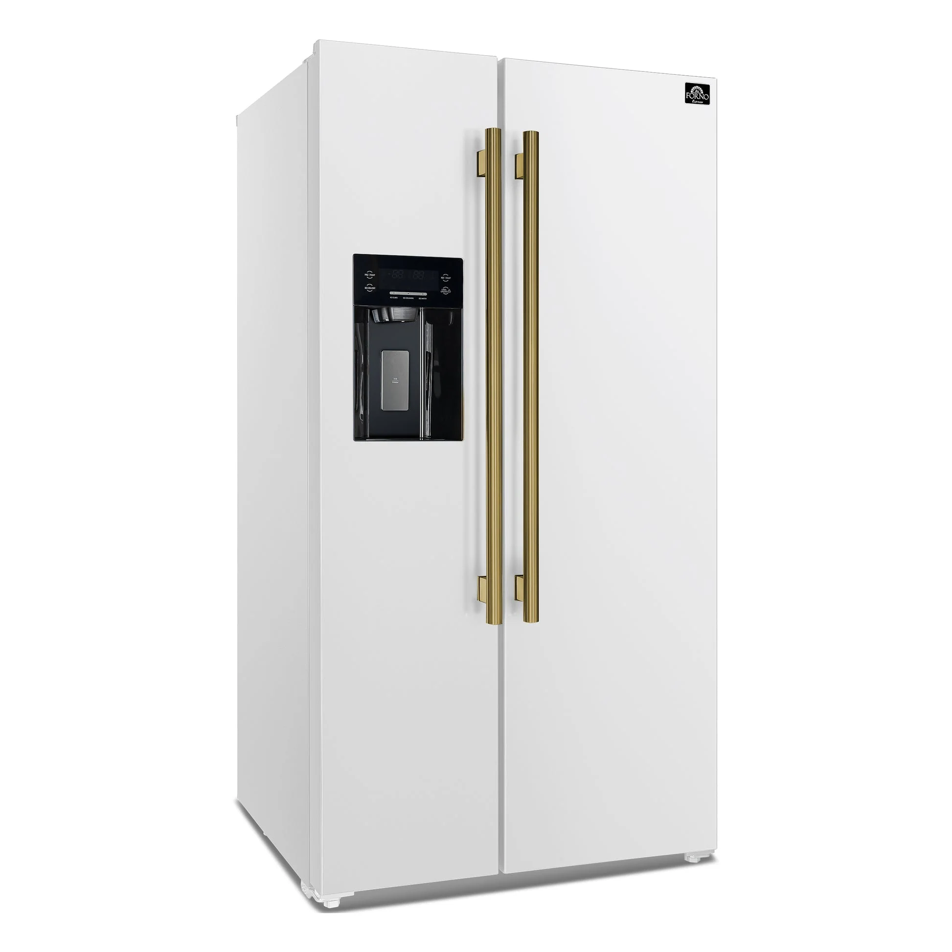 Forno Salerno Espresso 36-Inch Side-by-Side Refrigerator, 20 Cu. Ft., Frost-Free, Ice & Water Dispenser - Image 5