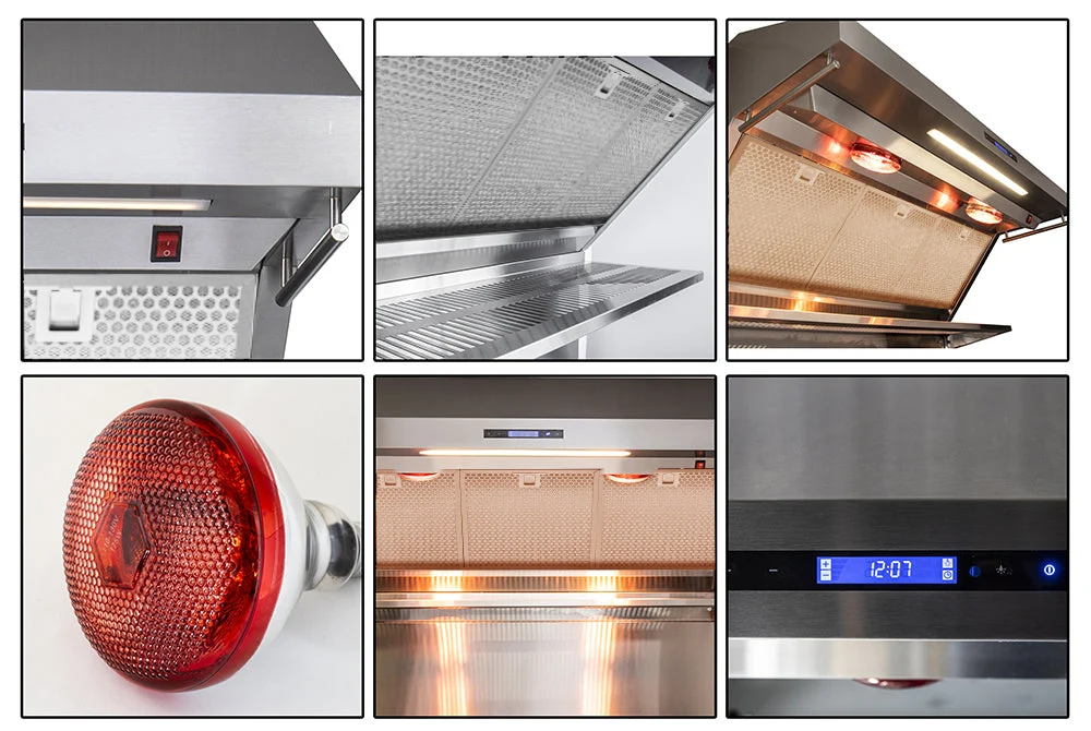 Forno Savona Wall Mount Range Hood, Hybrid Filters, Backsplash Included - Image 11