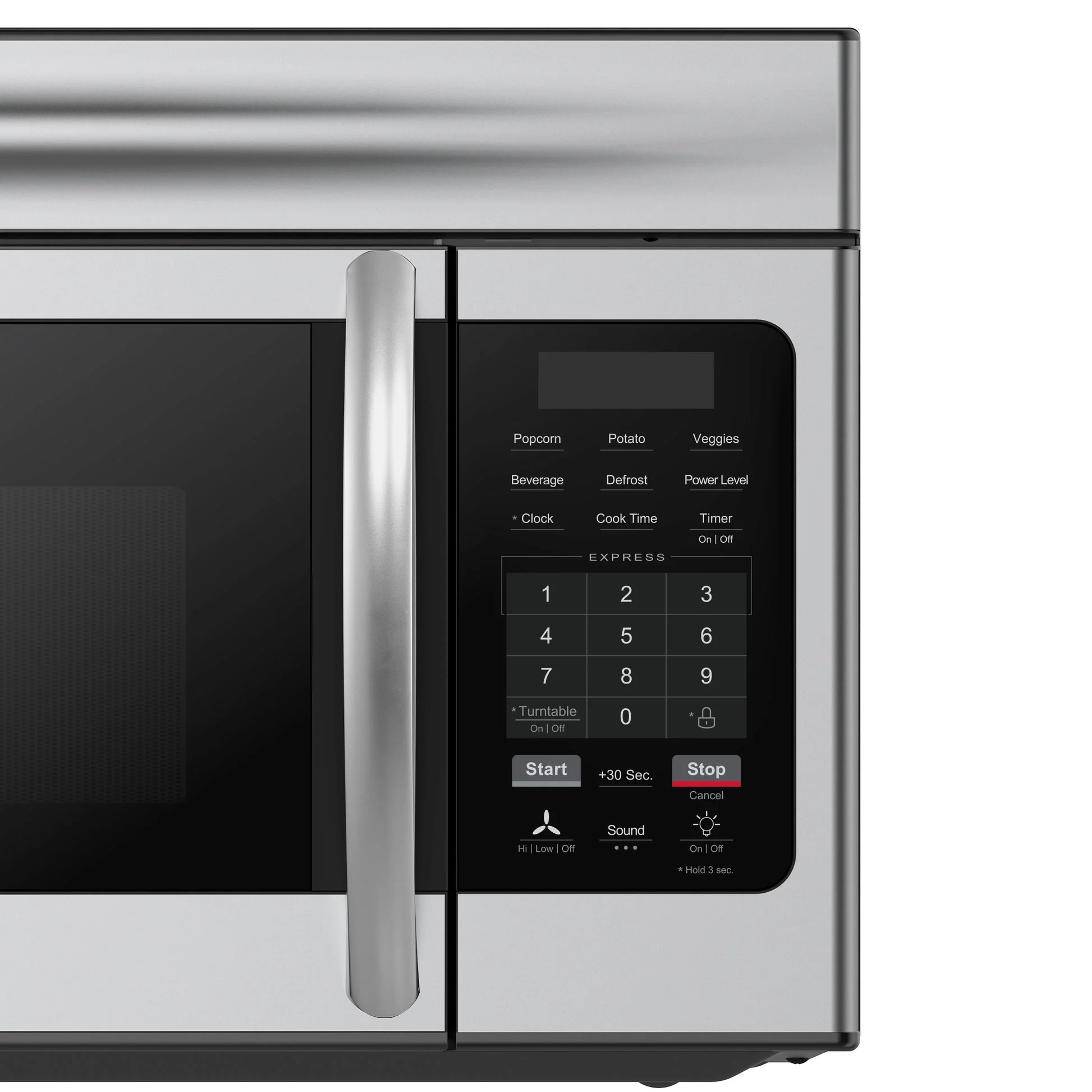 Forno Scalo 30-Inch Over the Range Microwave, Stainless Steel – 1.6 cu.ft, 300 CFM Vent, Touch Control - Image 4
