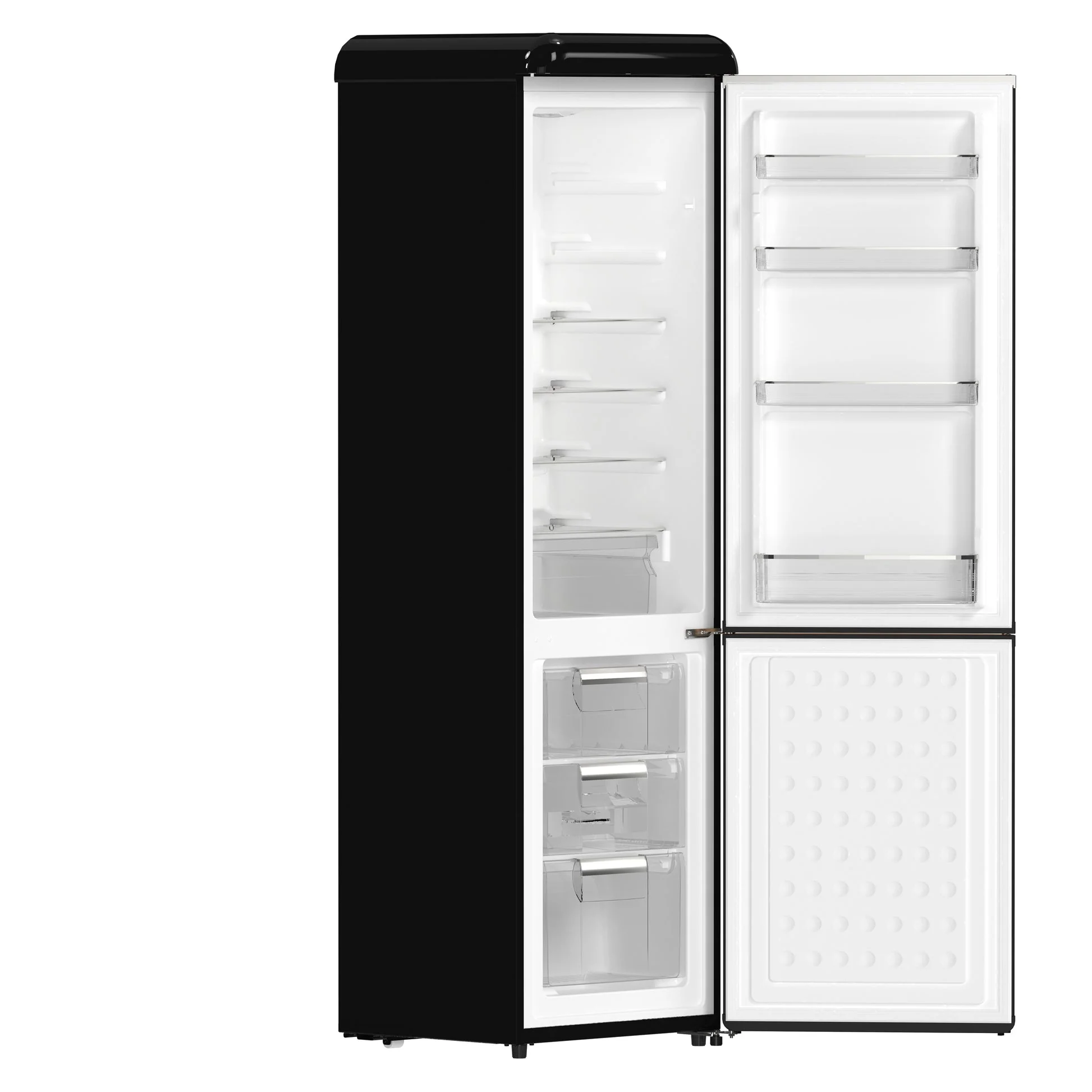Forno Storico 22-Inch Retro bottom freezer Fridge, 9 cu.ft, Copper-Tone Handle - Image 11
