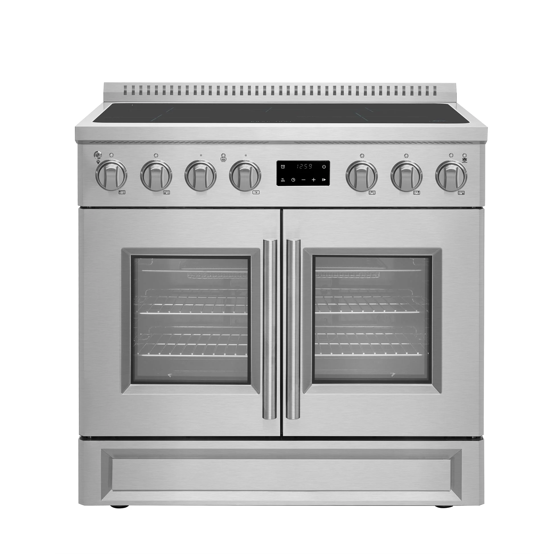Forno Torino French Door Induction Range with Air Fryer and True Convection Oven - Image 2
