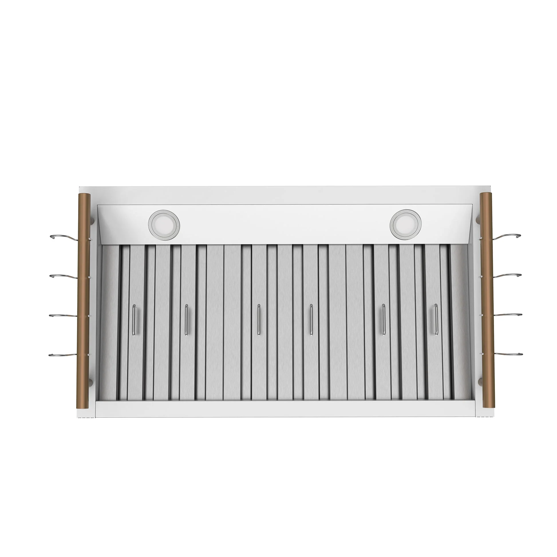 Forno Venezia 36 Inch Wall-Mounted Range Hood with Touch Controls and Baffle Filters - Image 12
