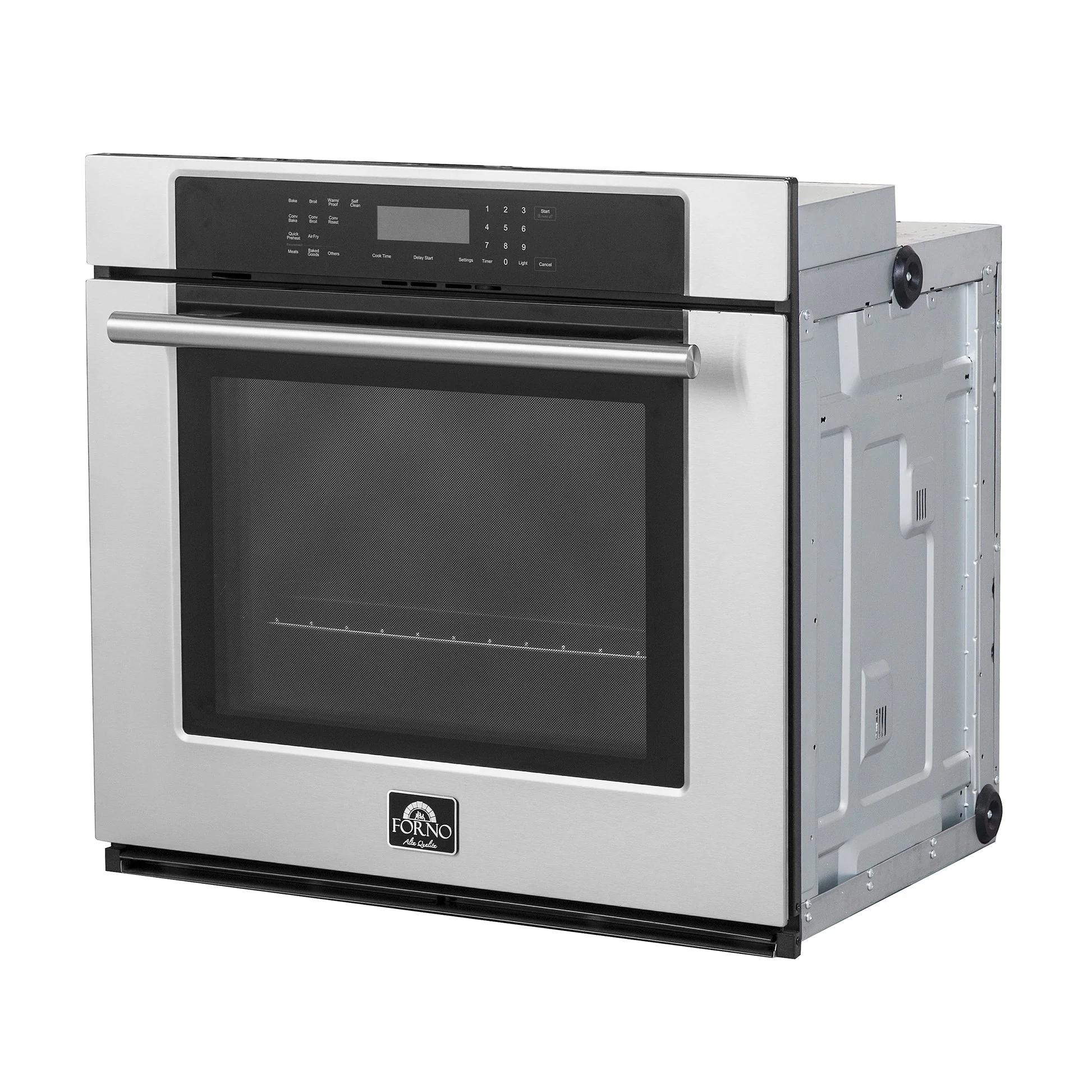 Forno Villarosa 30" Electric Wall Oven – 5.0 cu.ft, Air Fry, Steam Cleaning, Glass Touch Controls - Image 3