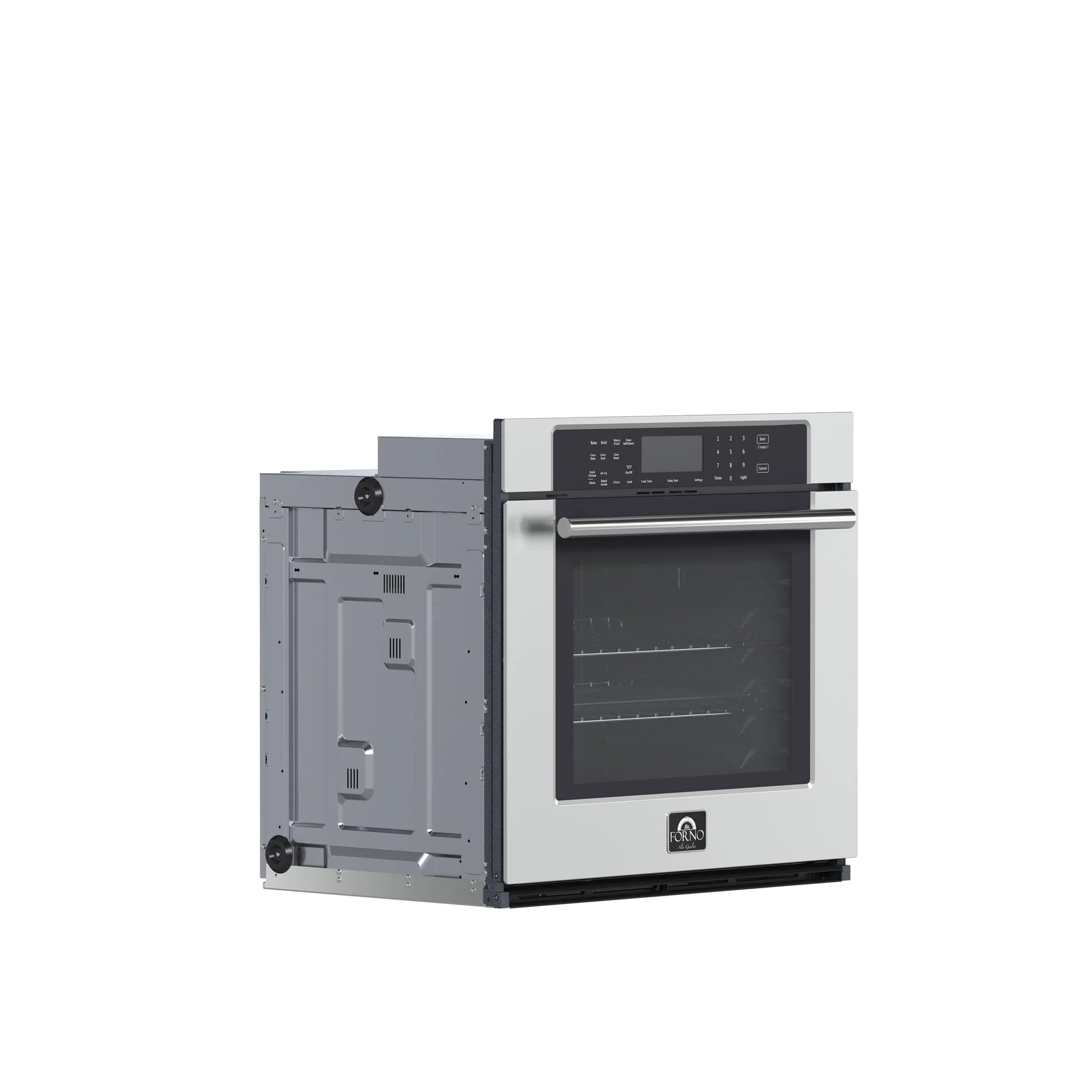 Forno Villarosa 30" Electric Wall Oven – 5.0 cu.ft, Air Fry, Steam Cleaning, Glass Touch Controls - Image 4