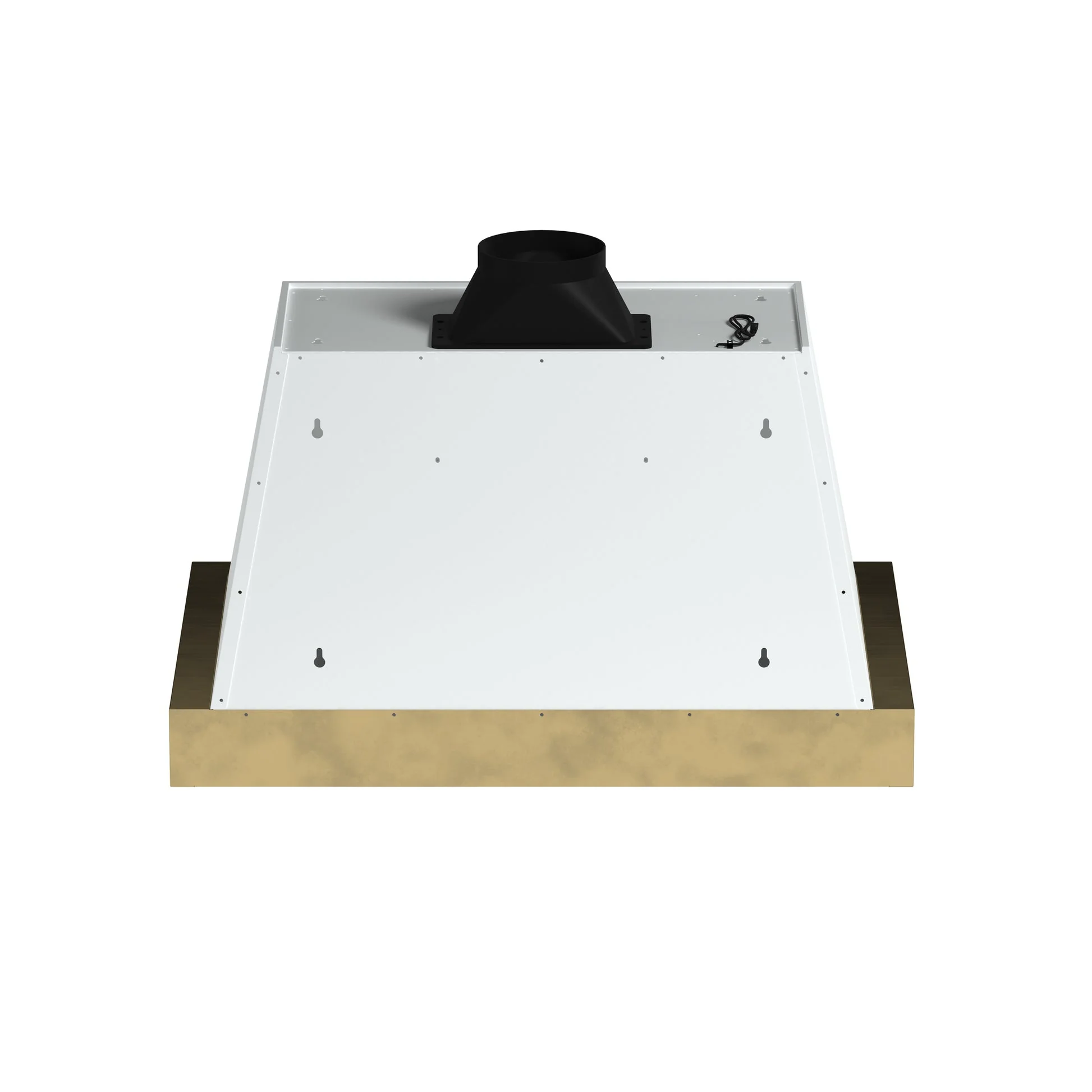 Forno Vittorio 36-Inch Wall Mount Range Hood, Antique Brass Trim, 424 CFM Airflow, Dishwasher-Safe Baffle Filters, Remote Control, 3-Speed Fan, Bright LED Lighting. - Image 14