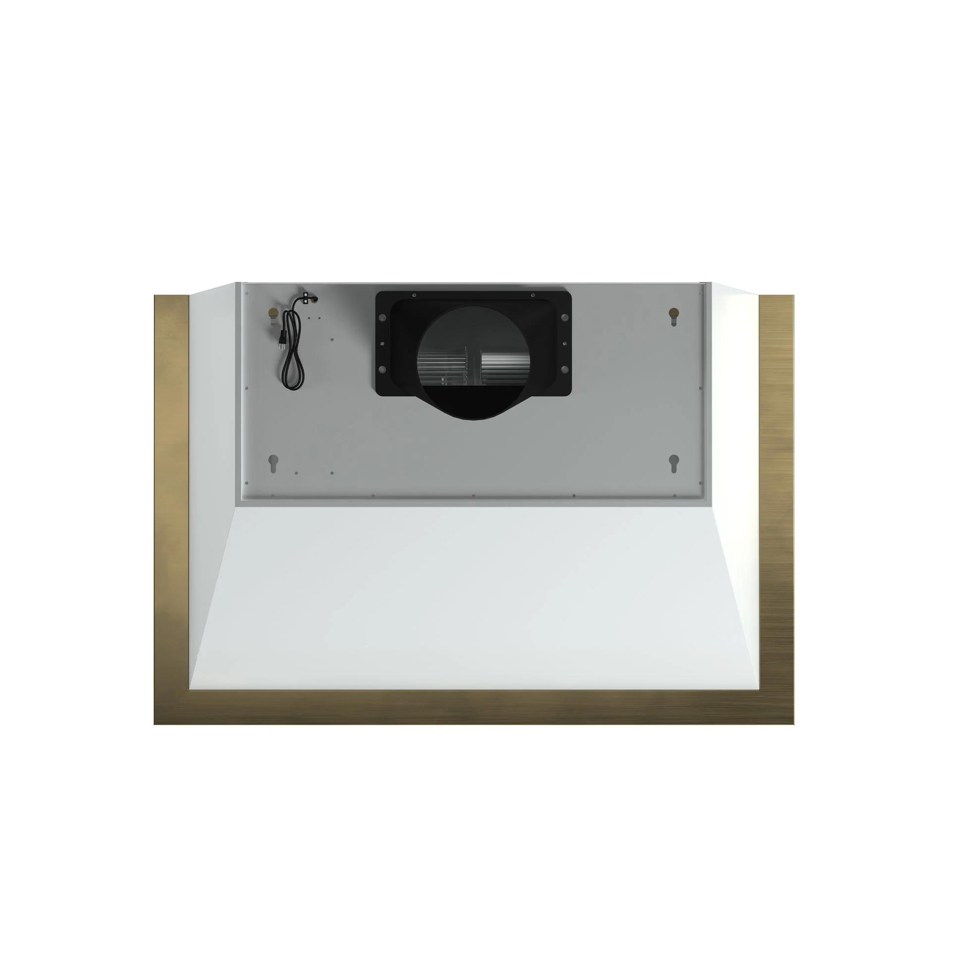 Forno Vittorio 36-Inch Wall Mount Range Hood, Antique Brass Trim, 424 CFM Airflow, Dishwasher-Safe Baffle Filters, Remote Control, 3-Speed Fan, Bright LED Lighting. - Image 15