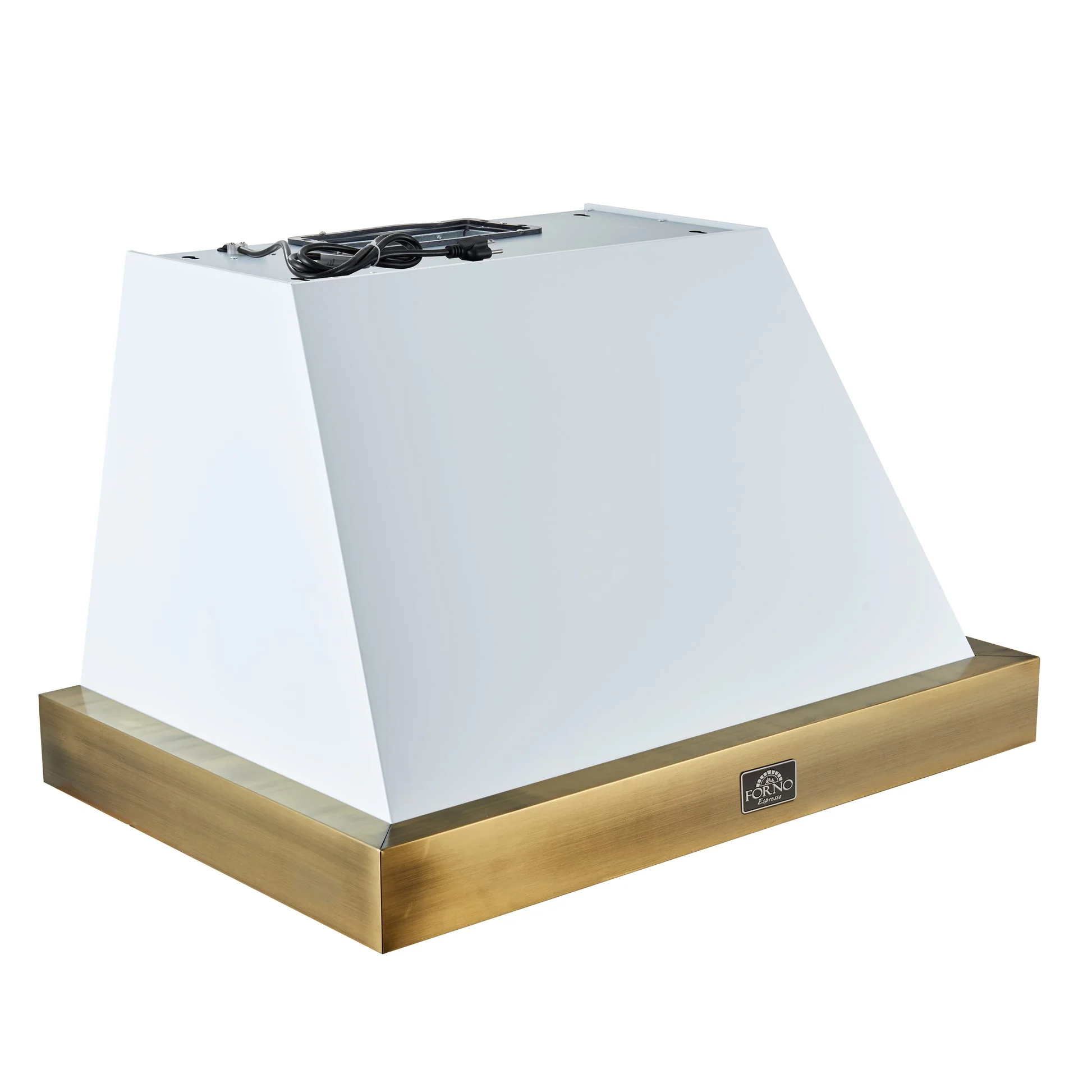 Forno Vittorio 36-Inch Wall Mount Range Hood, Antique Brass Trim, 424 CFM Airflow, Dishwasher-Safe Baffle Filters, Remote Control, 3-Speed Fan, Bright LED Lighting. - Image 17
