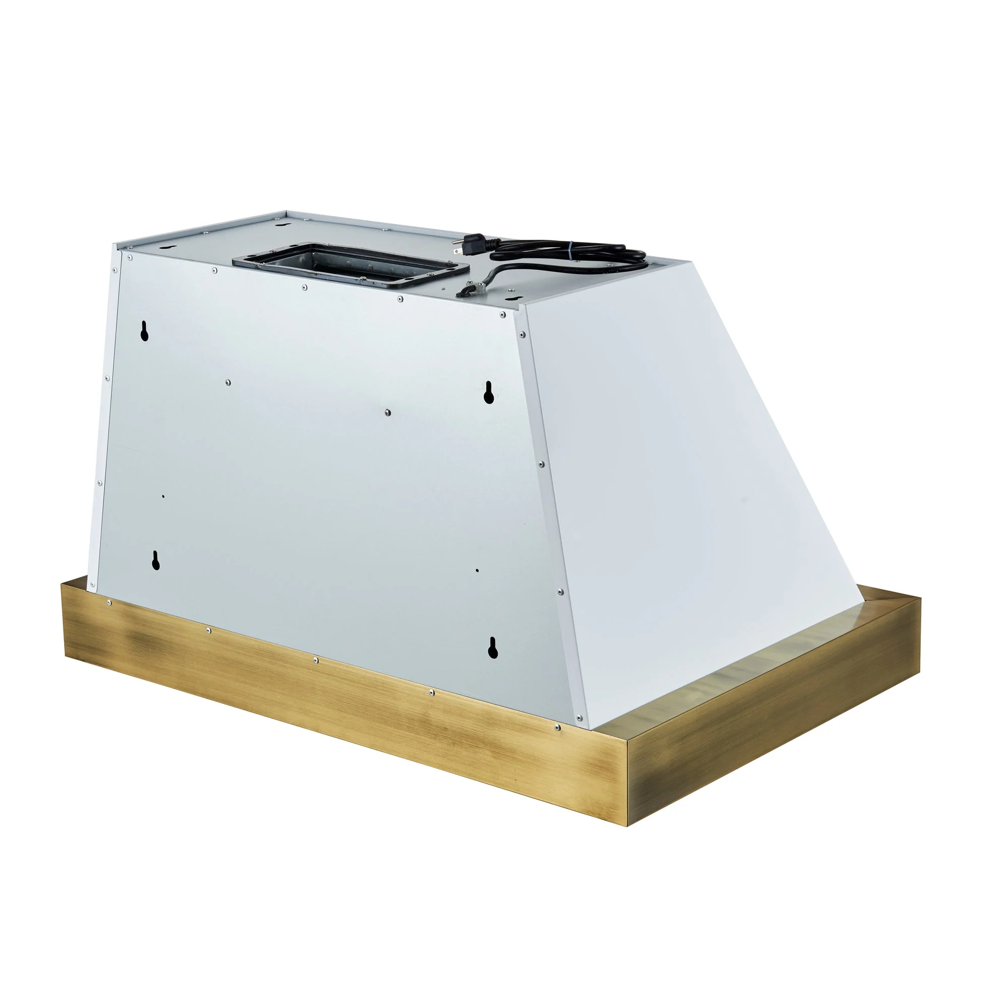 Forno Vittorio 36-Inch Wall Mount Range Hood, Antique Brass Trim, 424 CFM Airflow, Dishwasher-Safe Baffle Filters, Remote Control, 3-Speed Fan, Bright LED Lighting. - Image 18