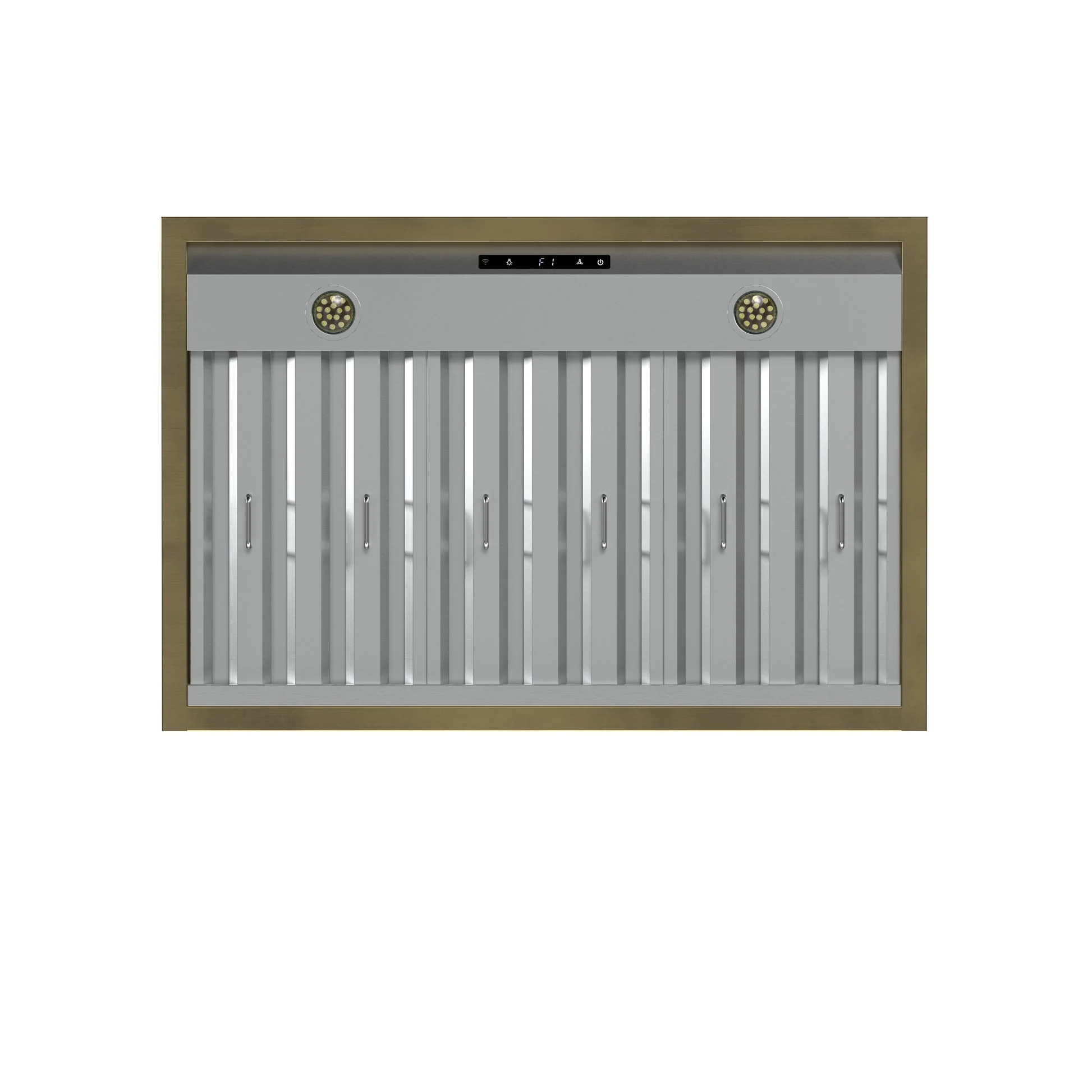 Forno Vittorio 36-Inch Wall Mount Range Hood, Antique Brass Trim, 424 CFM Airflow, Dishwasher-Safe Baffle Filters, Remote Control, 3-Speed Fan, Bright LED Lighting. - Image 22
