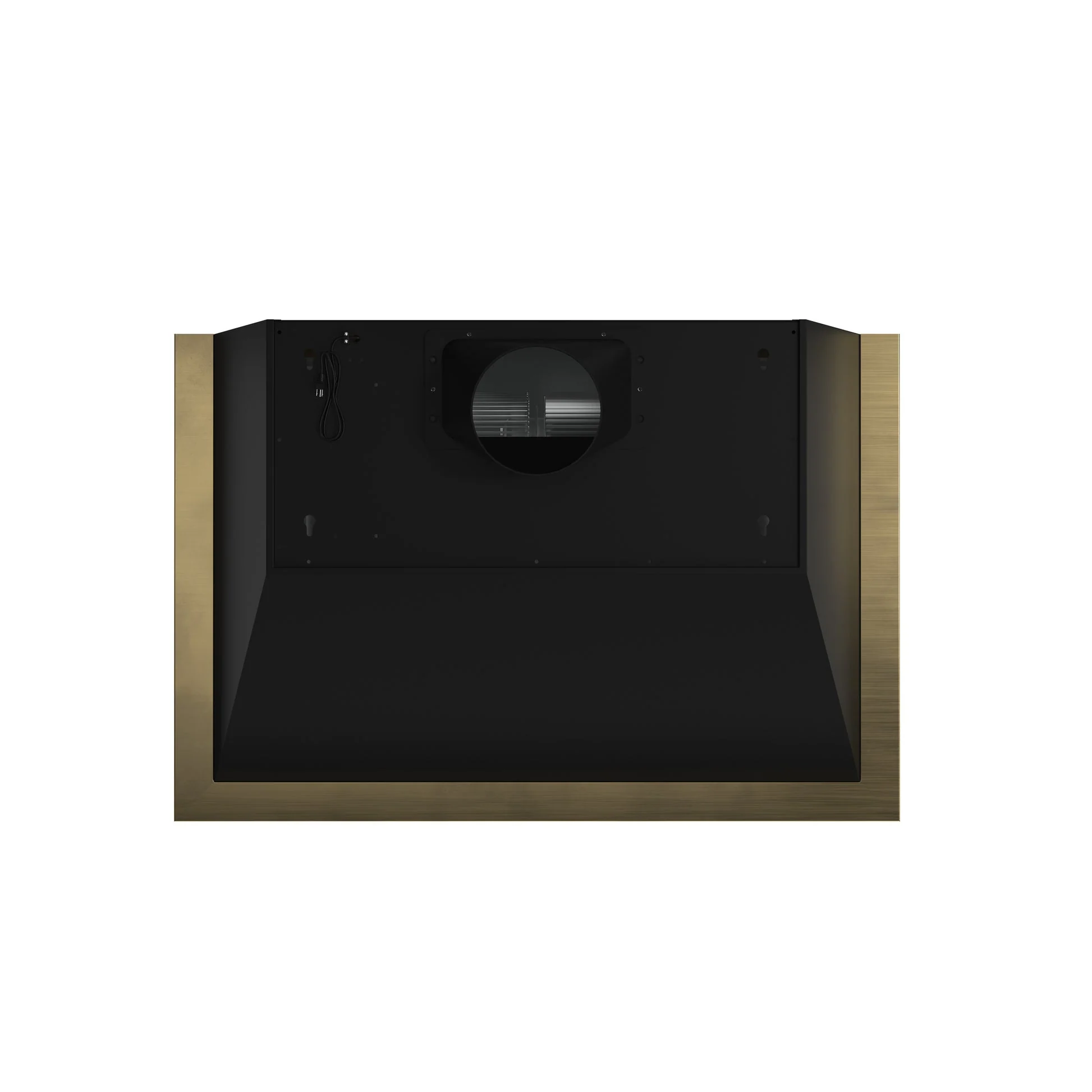 Forno Vittorio 36-Inch Wall Mount Range Hood, Antique Brass Trim, 424 CFM Airflow, Dishwasher-Safe Baffle Filters, Remote Control, 3-Speed Fan, Bright LED Lighting. - Image 6