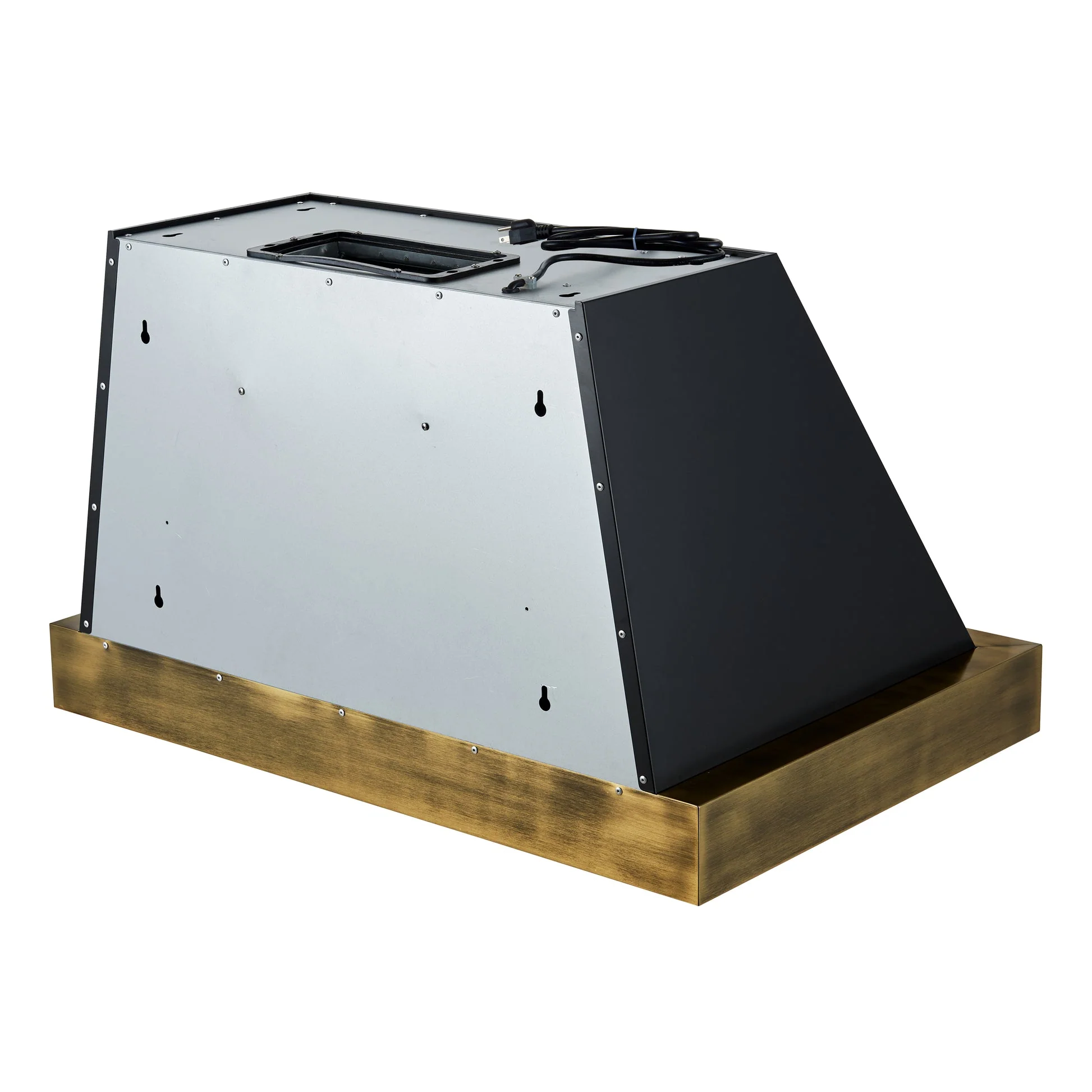 Forno Vittorio 36-Inch Wall Mount Range Hood, Antique Brass Trim, 424 CFM Airflow, Dishwasher-Safe Baffle Filters, Remote Control, 3-Speed Fan, Bright LED Lighting. - Image 7