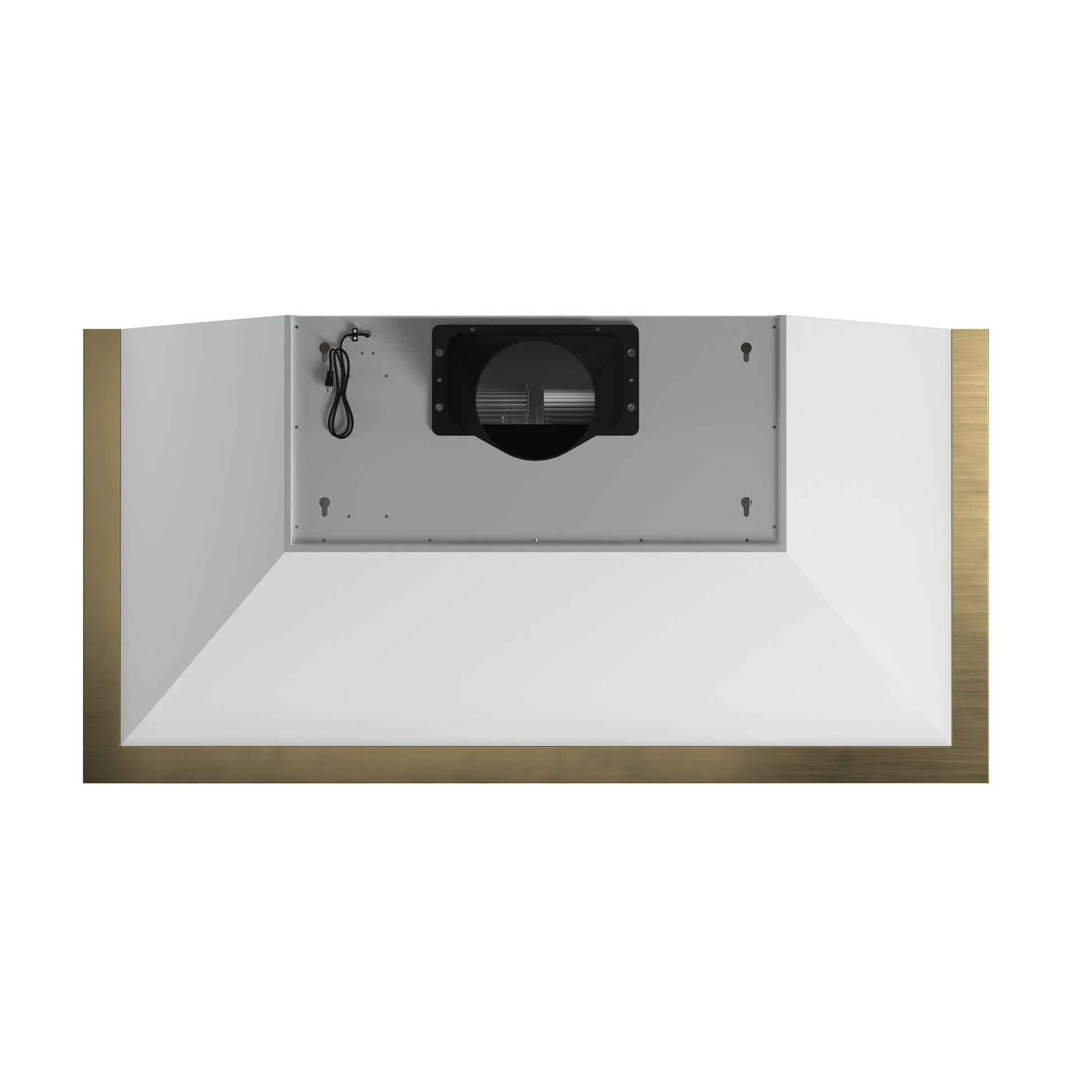 Forno Vittorio 48" Wall Mount Range Hood – Antique Brass Trim, 424 CFM, Remote Control, LED Lighting & Dishwasher-Safe Filters - Image 11